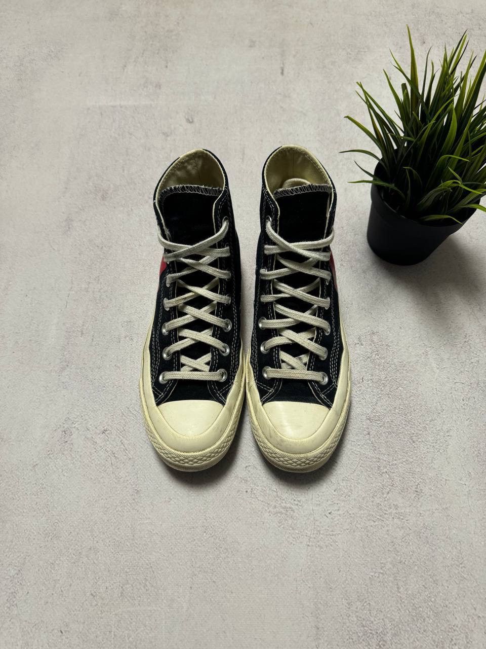 Comme des Garcons × Converse Vintage Comme Des Garcons Converse Sneakers High 36.5 37 Size US 6 / IT 36 - 3 Thumbnail