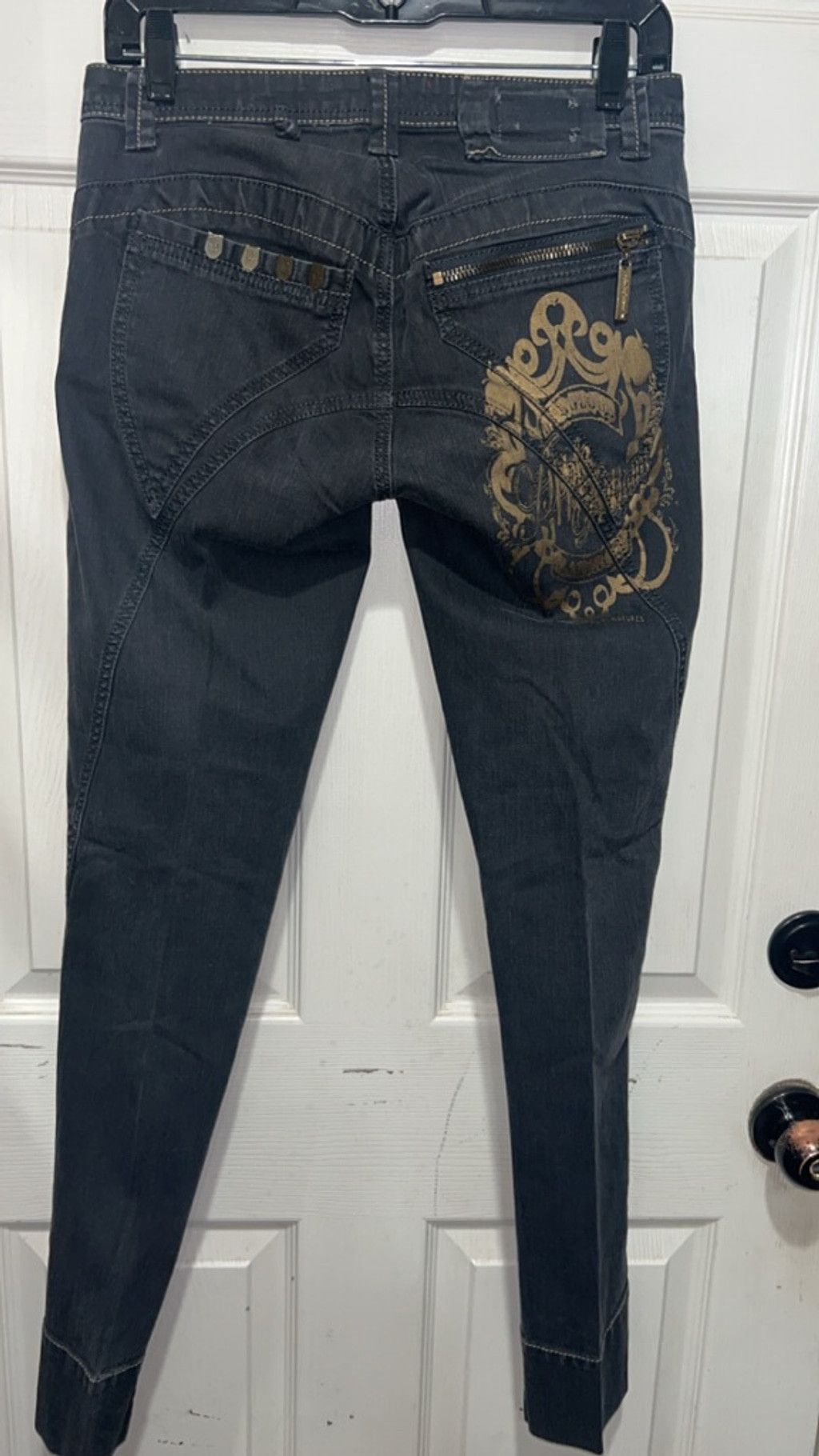Other Vintage AppleBottom jeans w gold accents 7/8 Size 30" / US 8 / IT 44 - 2 Thumbnail