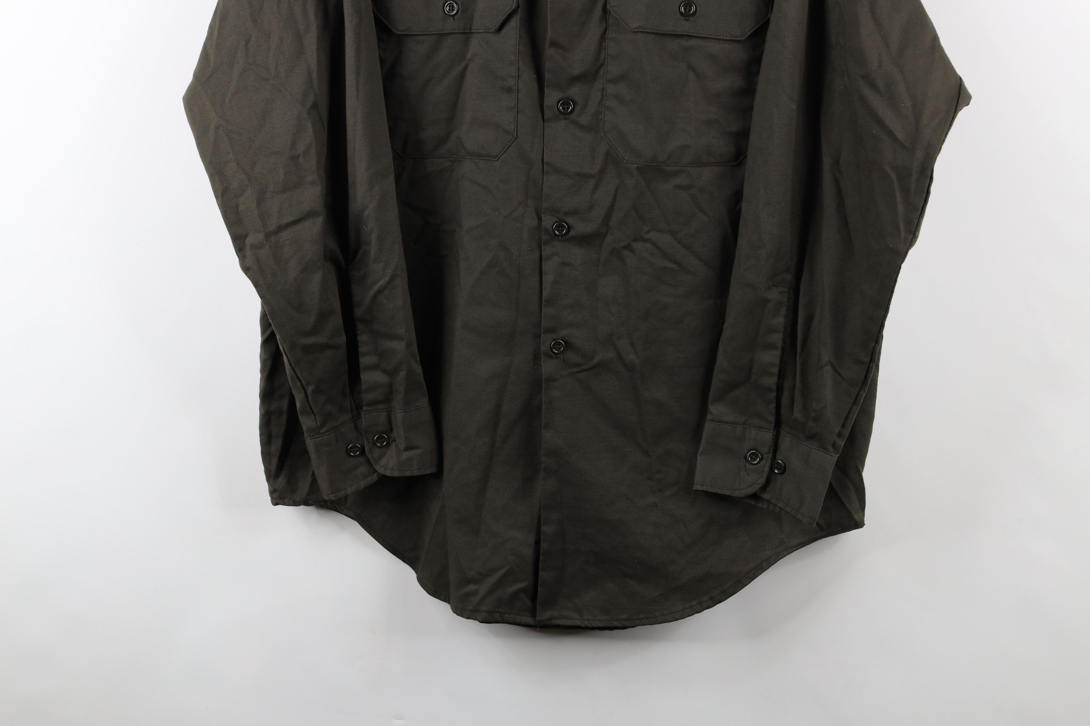 Vintage Vintage 60s 70s Big Mac Workwear Mechanic Work Button Shirt Size US XL / EU 56 / 4 - 3 Thumbnail