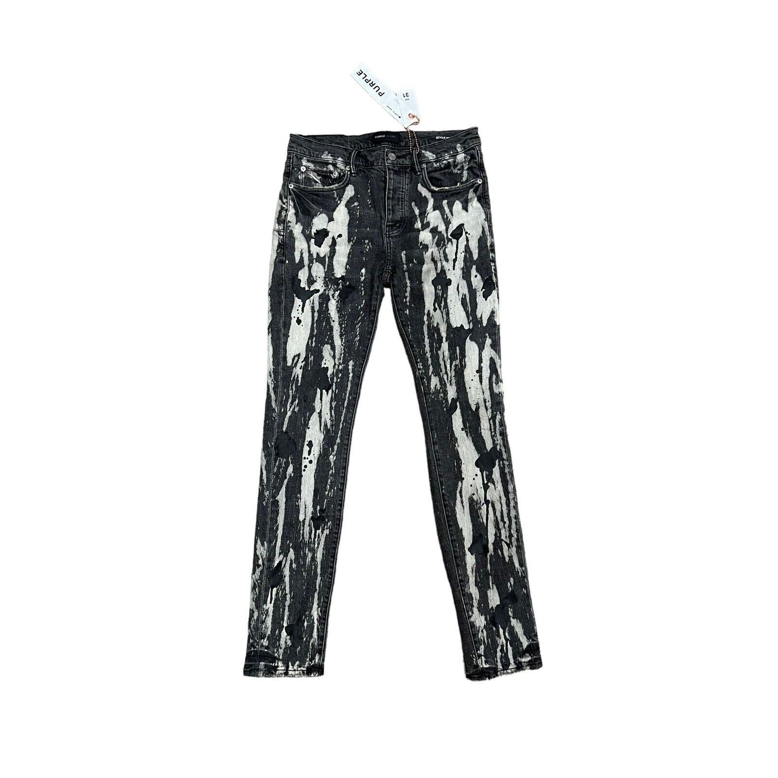 Purple Brand Jeans Mens Slim Fit P001 Black $320 Size 31/30