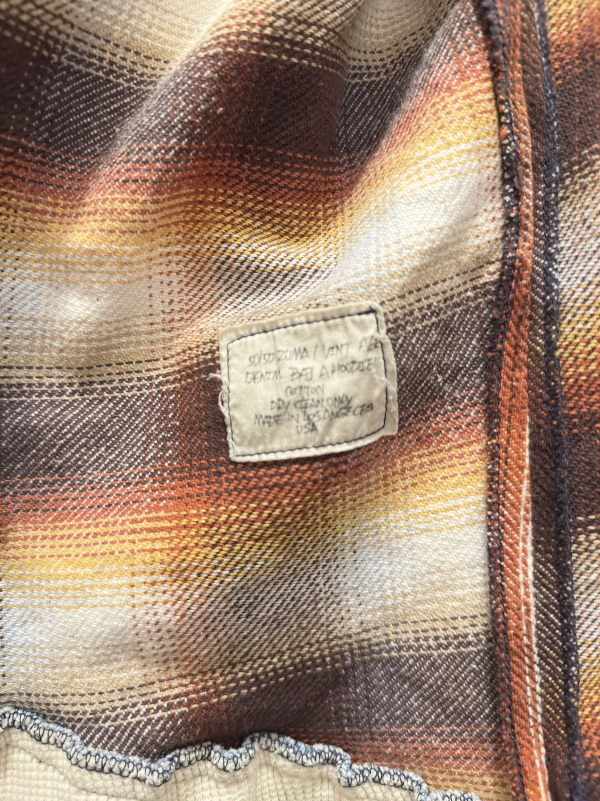 Greg Lauren Greg Lauren 50/50 tartan hoodie shirt jacket. Size US S / EU 44-46 / 1 - 6 Thumbnail