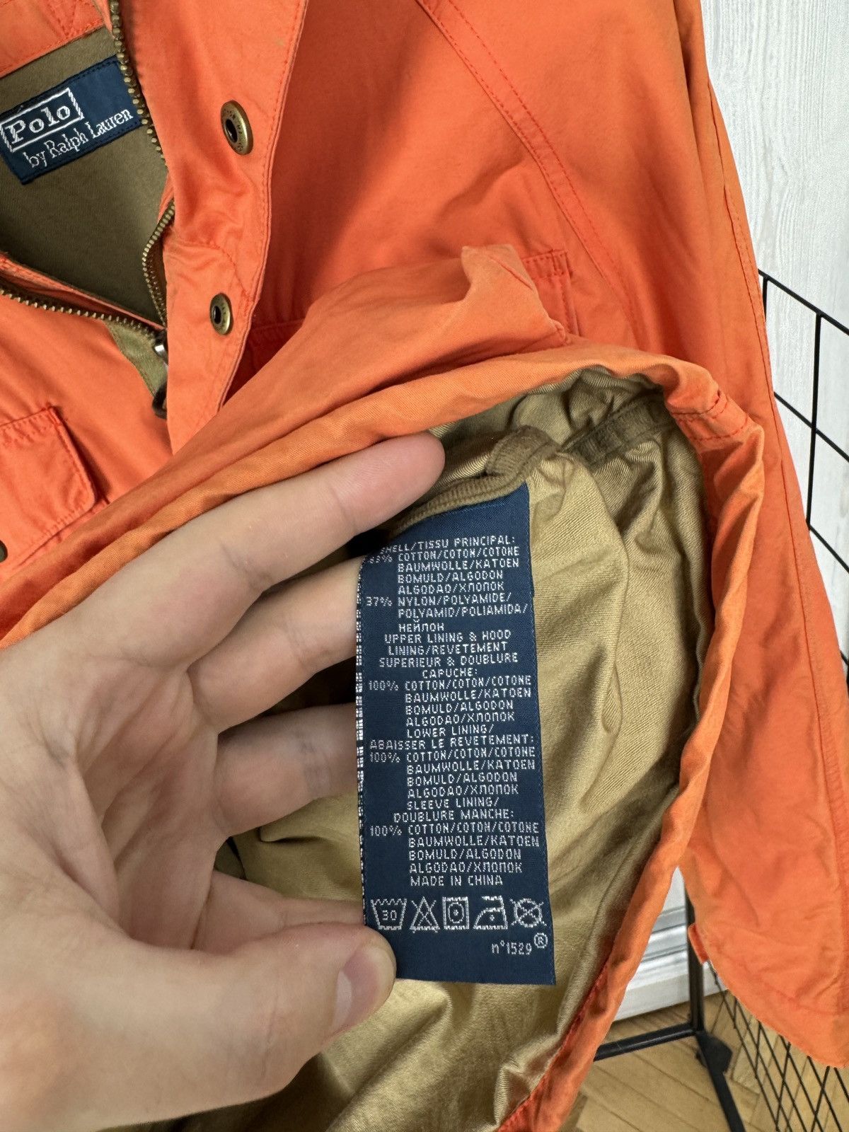 Polo Ralph Lauren Polo Ralph Lauren vintage orange dirty style talon jacket Size US S / EU 44-46 / 1 - 19 Thumbnail