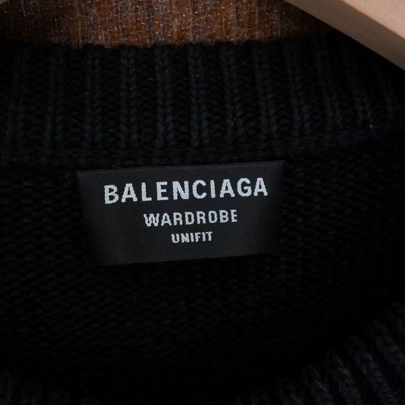 Balenciaga Balenciaga Double B Logo Sweater Medium-2506 Size US M / EU 48-50 / 2 - 3 Thumbnail