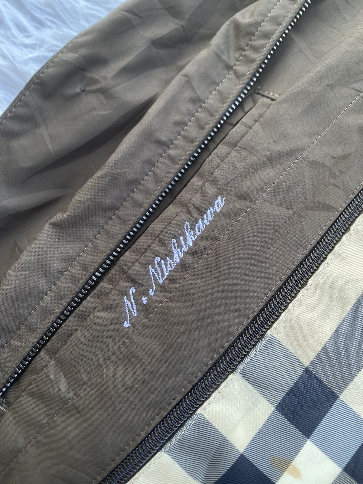 Burberry Rare Vintage Burberry Nylon Long Jacket Size US L / EU 52-54 / 3 - 16 Thumbnail