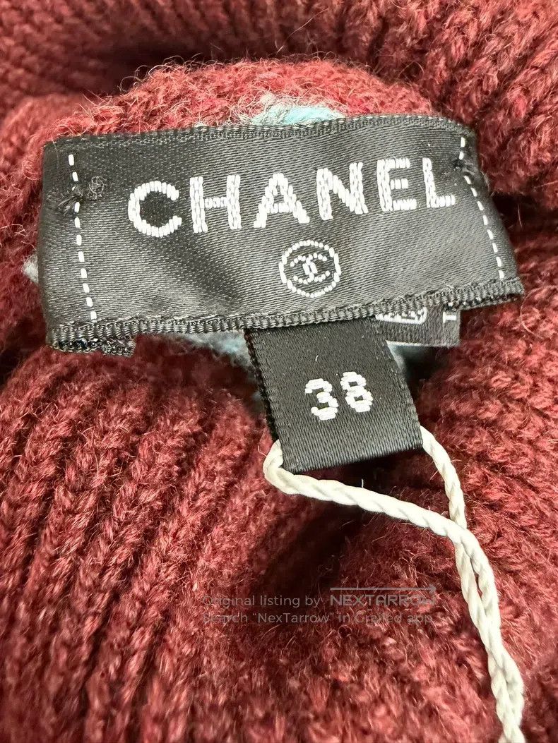 Chanel Chanel Ski series red and blue colour-blocked turtleneck s Size XS / US 0-2 / IT 36-38 - 4 Thumbnail