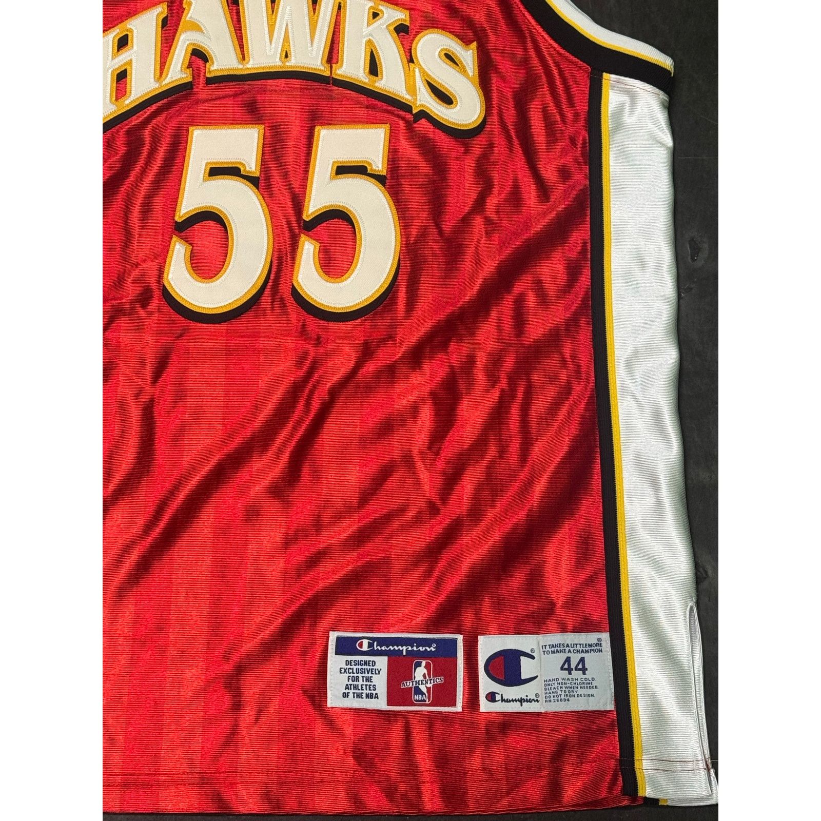Champion Atlanta Hawks Jersey (Number 55) Size US L / EU 52-54 / 3 - 3 Thumbnail