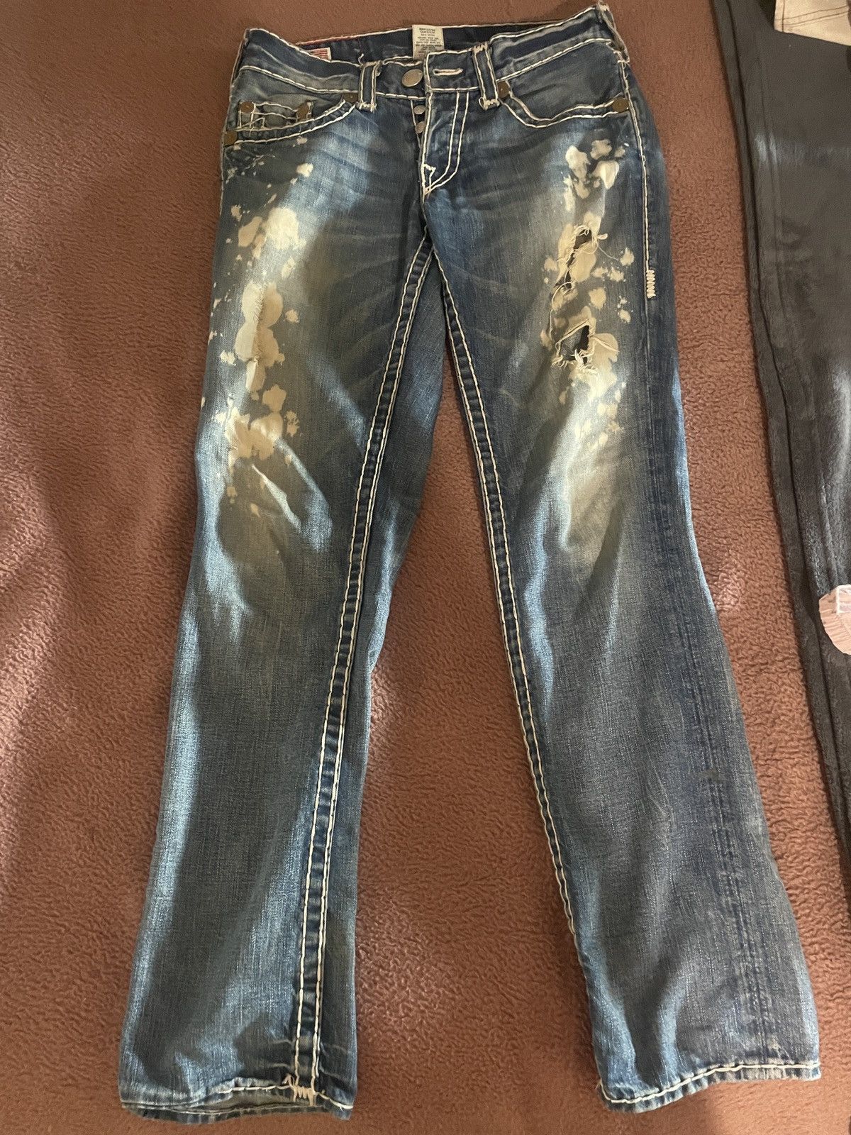 True Religion True Religion Distressed Jeans Size US 31 - 2 Thumbnail