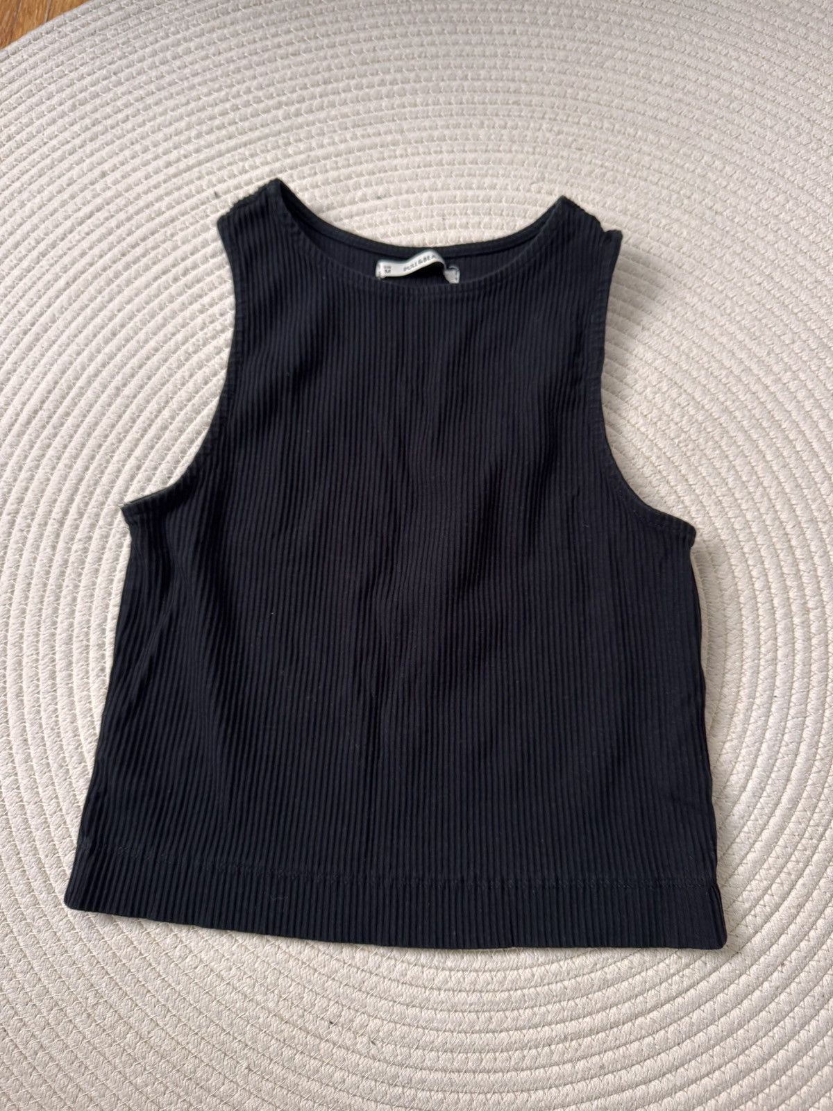 Pull & Bear Pull&bear black tank top size S Size S / US 4 / IT 40 - 1 Thumbnail