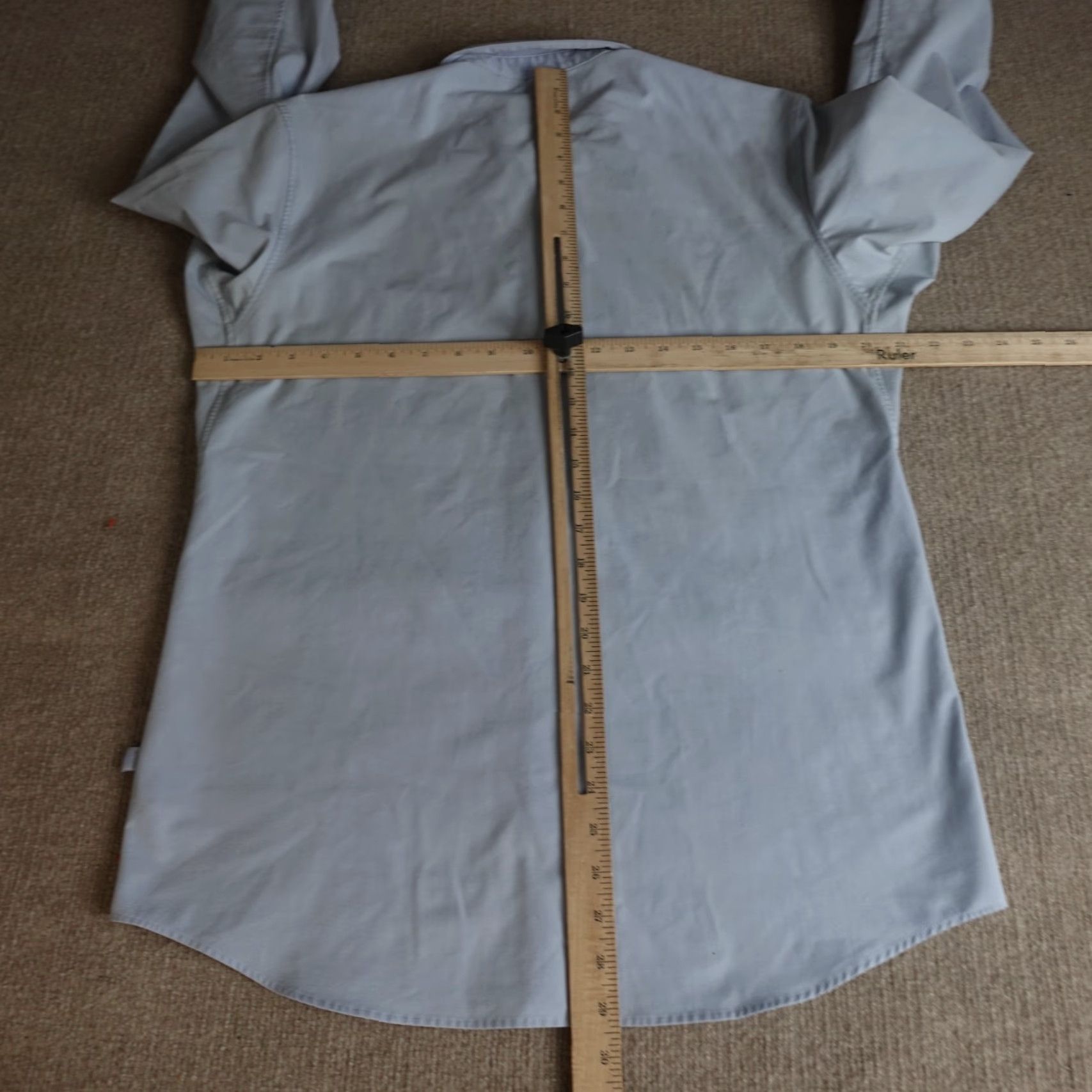Lululemon Lululemon Shirt Large Blue Solid New Venture Shirt Men L Blue Button-Up Collared Short/Long Sleeve Size US L / EU 52-54 / 3 - 2 Thumbnail