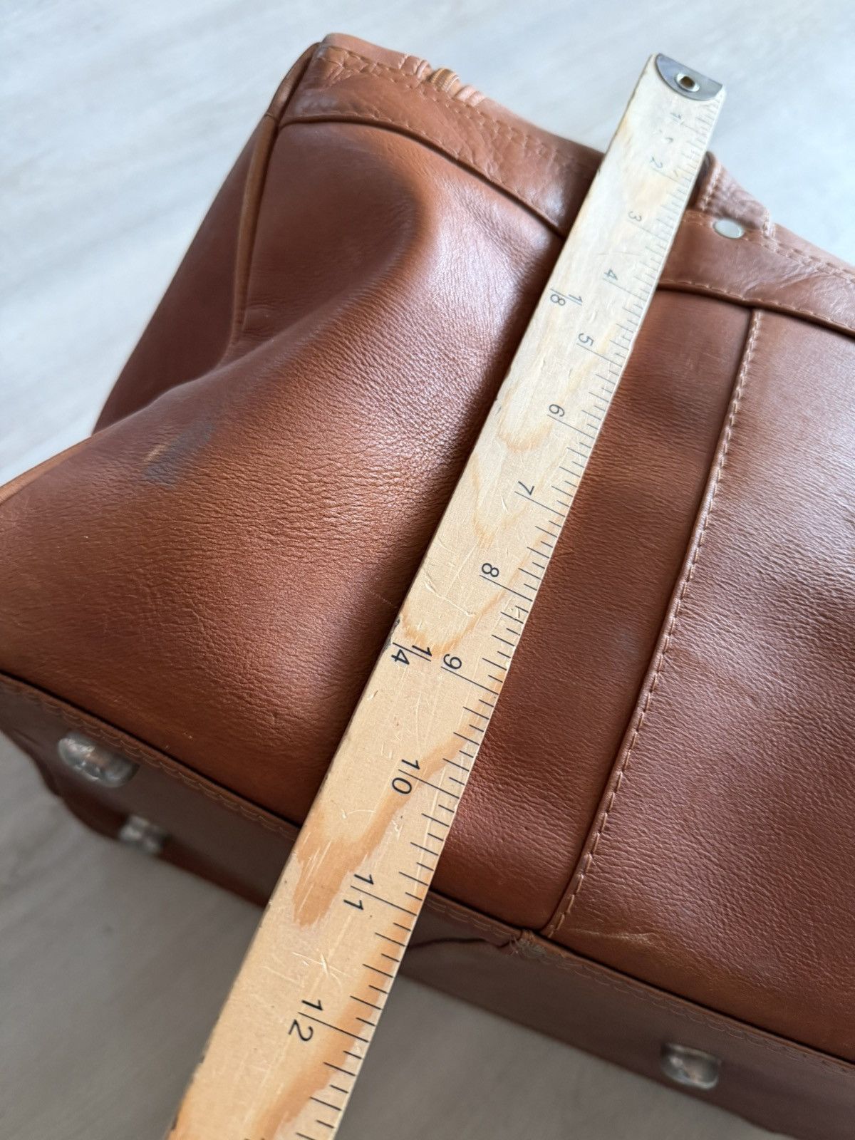Leather Piel Collapsible Duffel to Carry-All Genuine Leather Size ONE SIZE - 12 Thumbnail