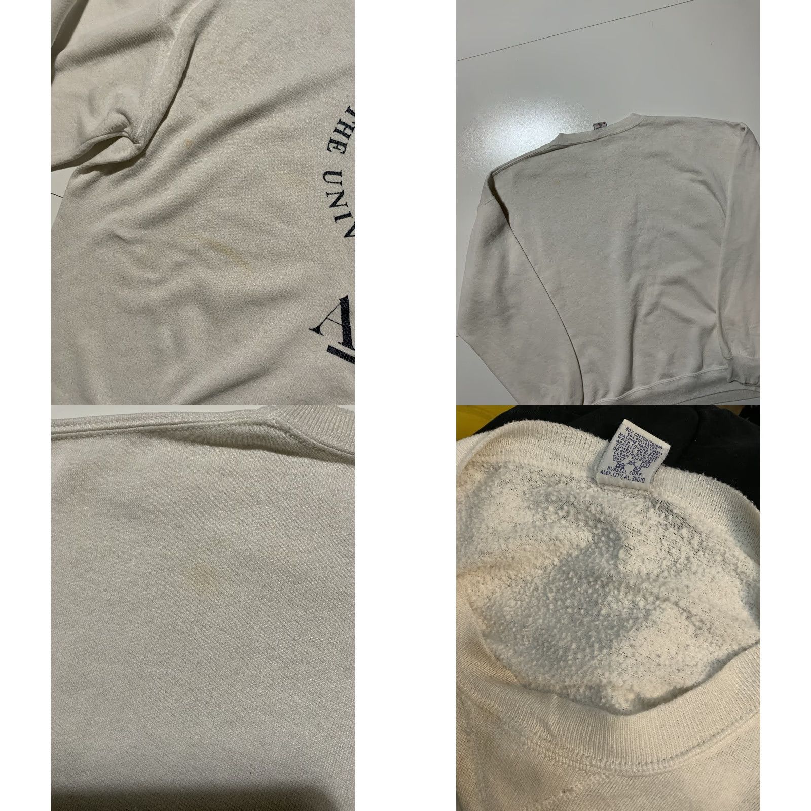 Russell Athletic VINTAGE Russell Athletic University Akron Alum Made USA Crewneck Sweatshirt XL Men White USA Crewneck Sweatshirt XL Men Size US XL / EU 56 / 4 - 8 Thumbnail