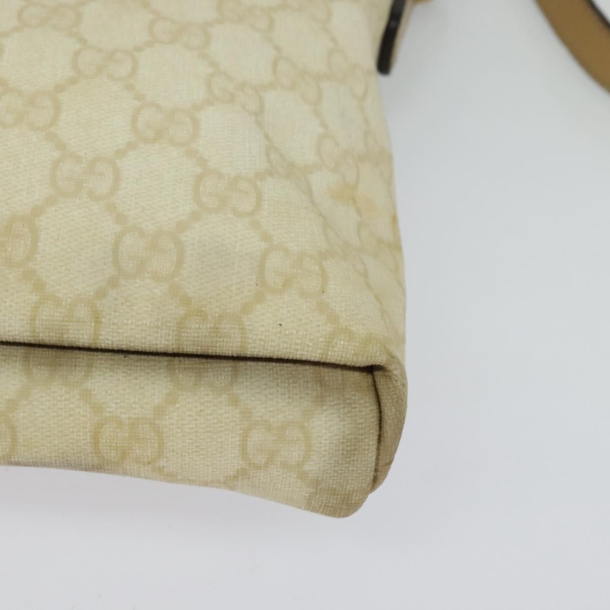 Gucci GUCCI GG Supreme Shoulder Bag Pvc White Gold Size ONE SIZE - 11 Thumbnail