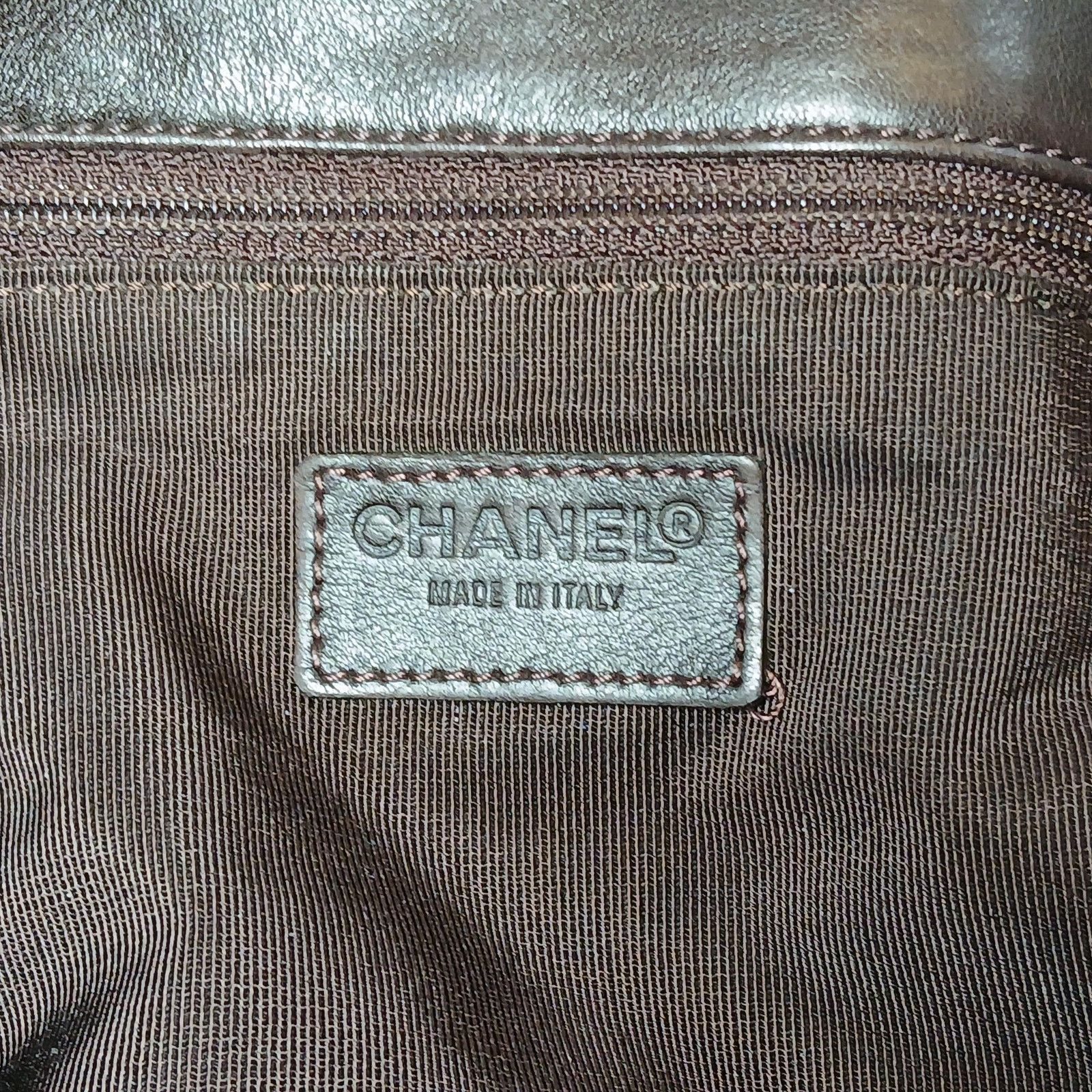 Chanel CHANEL Brown Coco Mark Lambskin Leather Tote Business Bag Size ONE SIZE - 2 Thumbnail