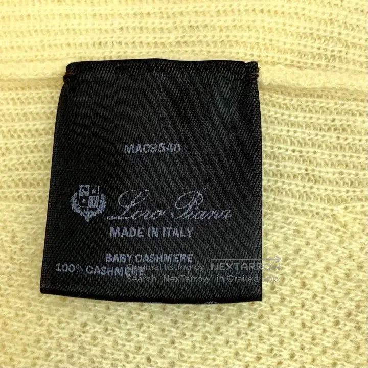 Loro Piana Loro Piana Yellow cashmere V-neck single-breasted long-sle Size XS / US 0-2 / IT 36-38 - 7 Thumbnail