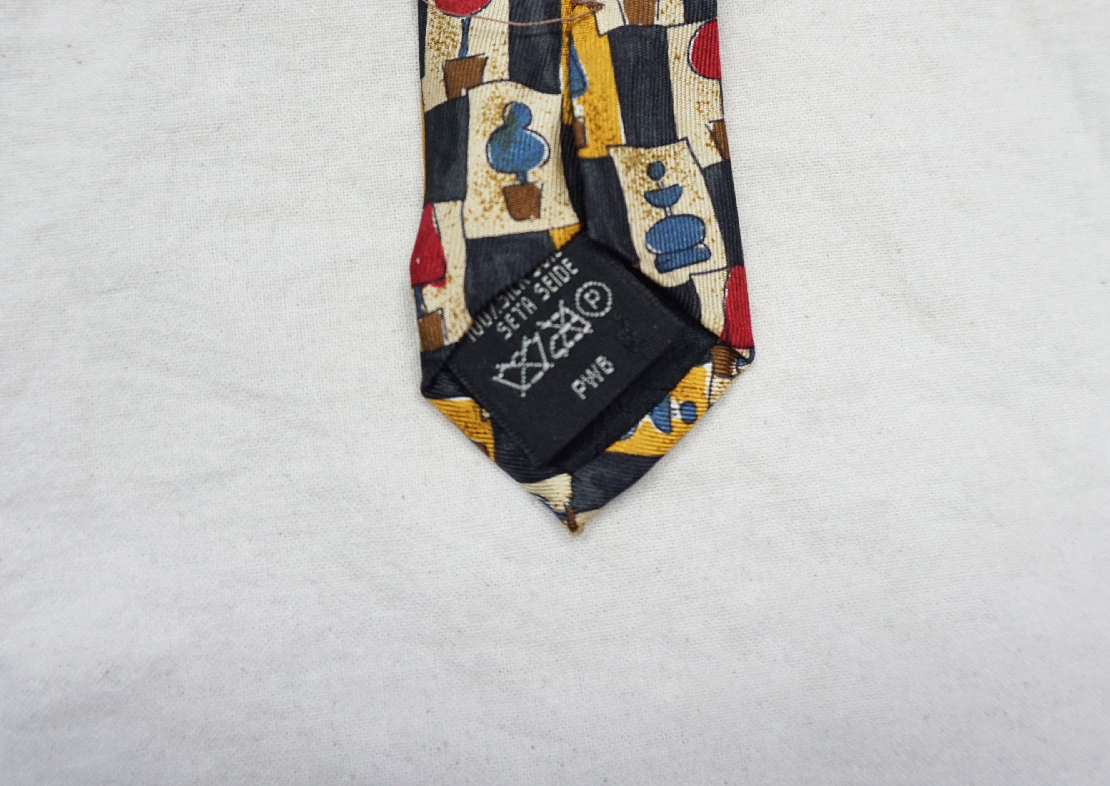 Alfred Dunhill Classic Dunhill Patterned Necktie Size ONE SIZE - 4 Thumbnail