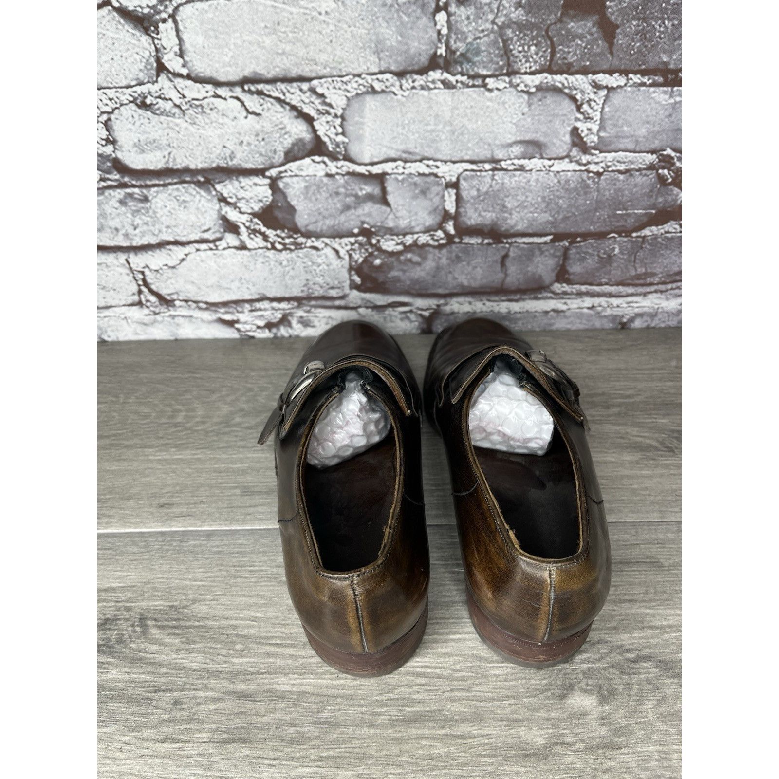 Barker Barker Dark Brown Leather Monk Dress Loafers England Shoes M Size US 7 / EU 40 - 15 Thumbnail