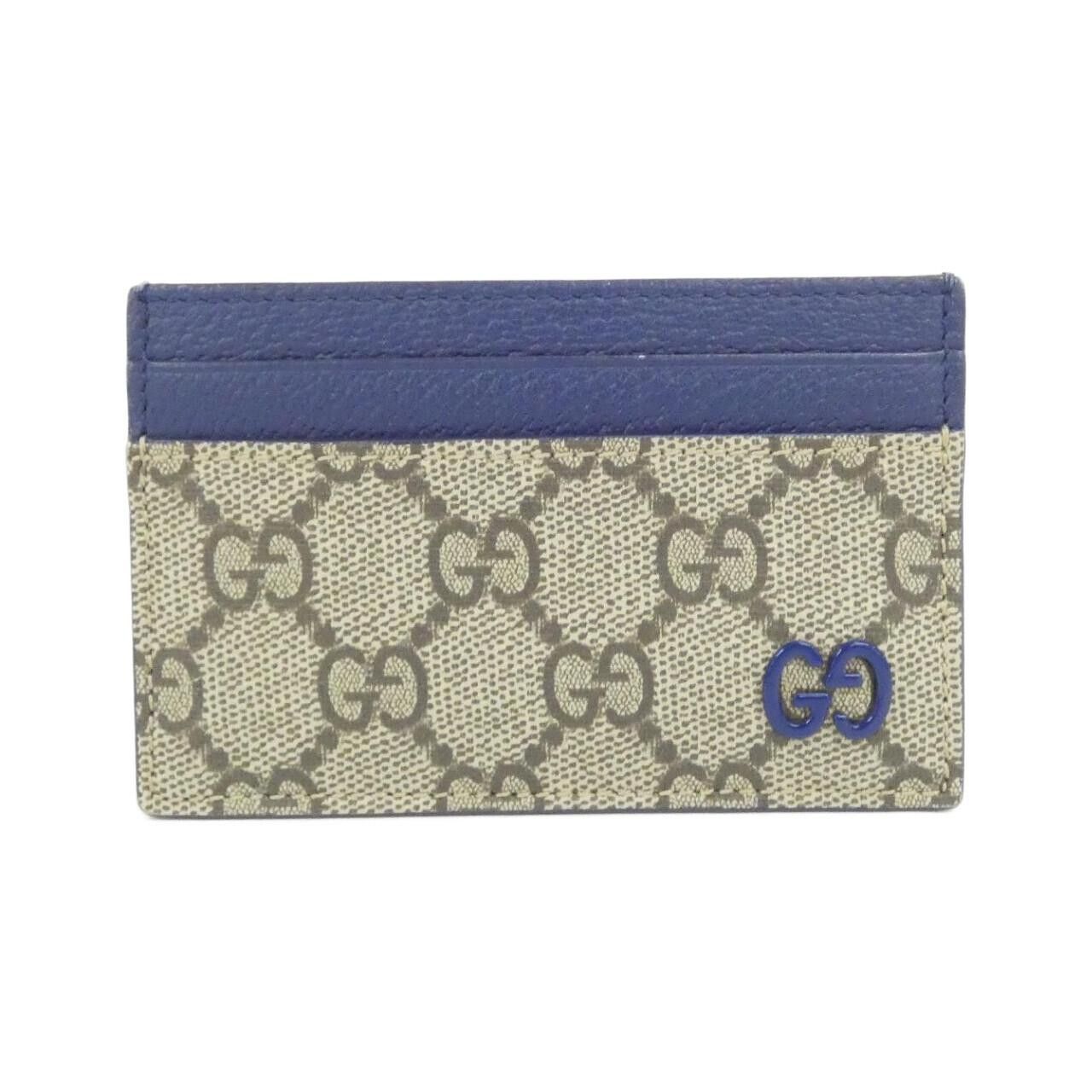 Gucci Gucci Gucci GG Supreme Canvas Leather Card Case Leather Card Case 768248FACQC DUTY FREE for USA Size ONE SIZE - 1 Thumbnail