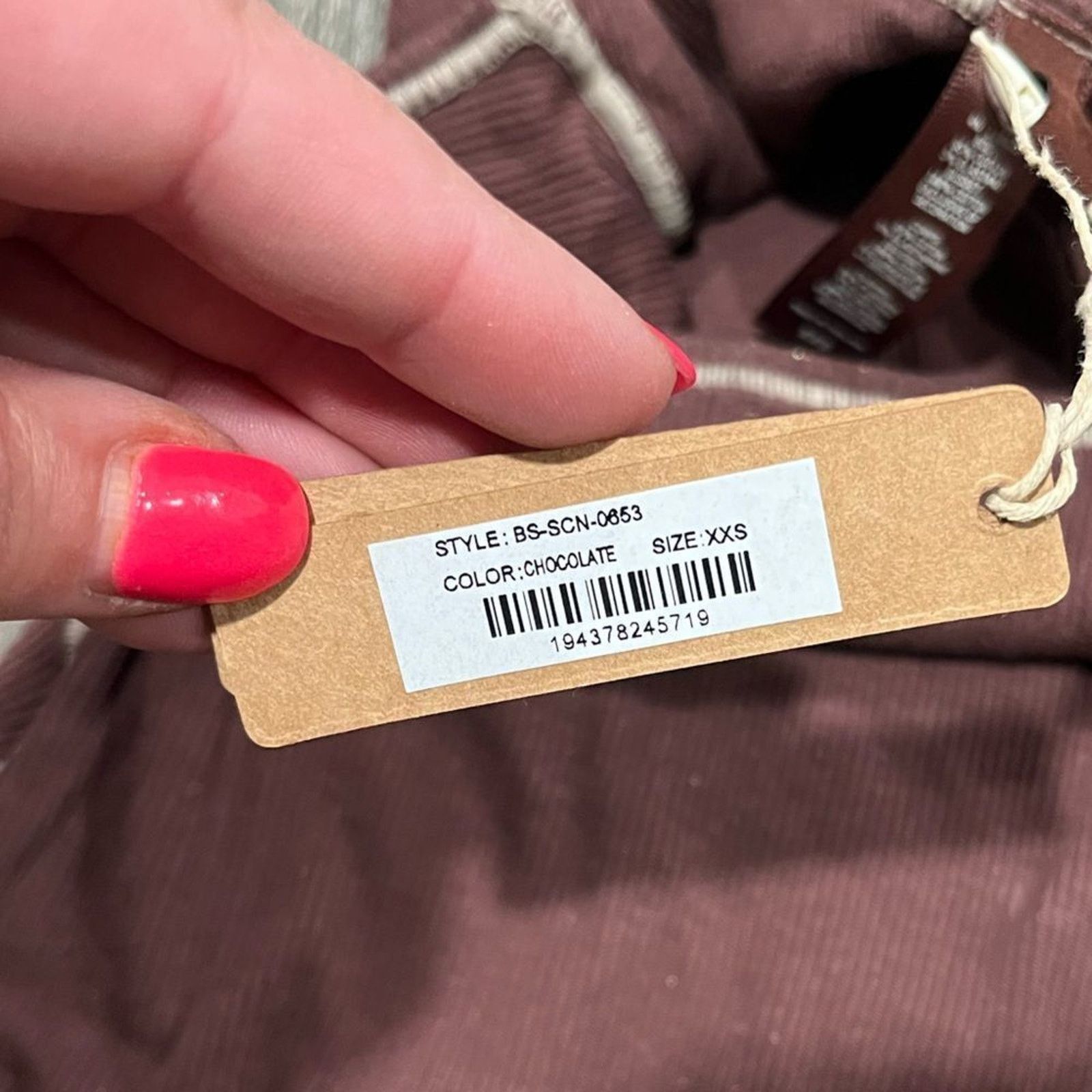 SKIMS NWT Skims Ribbed Stretch Cotton Bodysuit Chocolate Size XXS Size XXS / US 00 / IT 34 - 3 Thumbnail