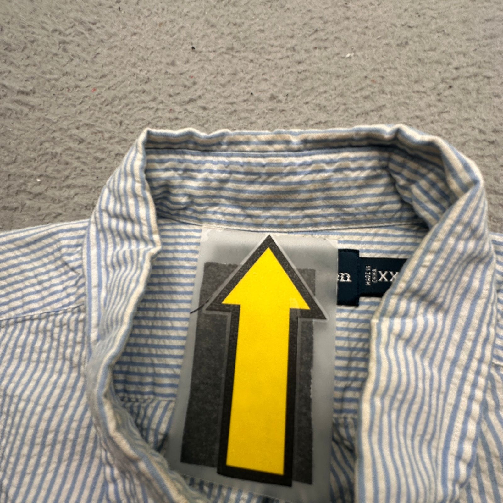 Ralph Lauren Ralph Lauren Pinstripe Blue Button Down Shirt Mens XXL Size US XXL / EU 58 / 5 - 7 Thumbnail