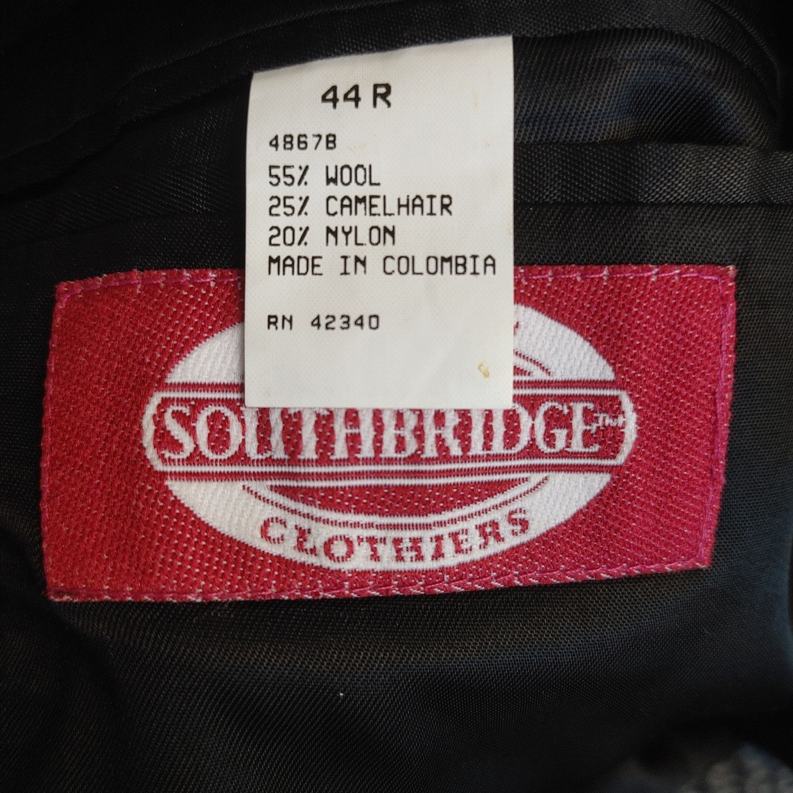Other Southbridge Clothiers Mens 44R Gray Stripe Silk Lined Blazer Size US S / EU 44-46 / 1 - 4 Thumbnail