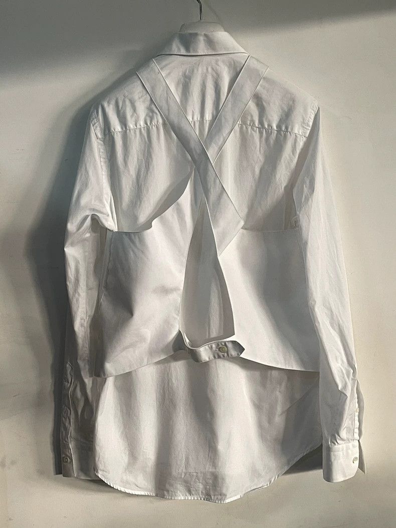 Helmut Lang HELMUT LANG X-shaped back tie shirt Size S / US 4 / IT 40 - 1 Thumbnail