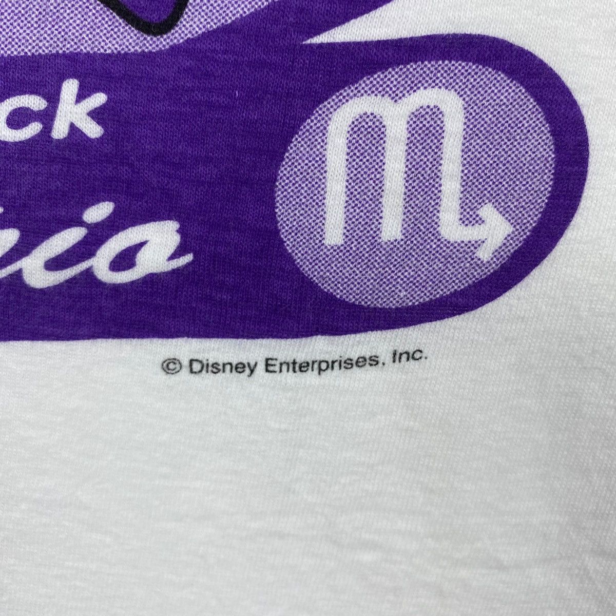 Disney Vintage 90's DAISY DUCK Scorpio Graphic Sega Promo Tee Shirt Size US M / EU 48-50 / 2 - 3 Thumbnail