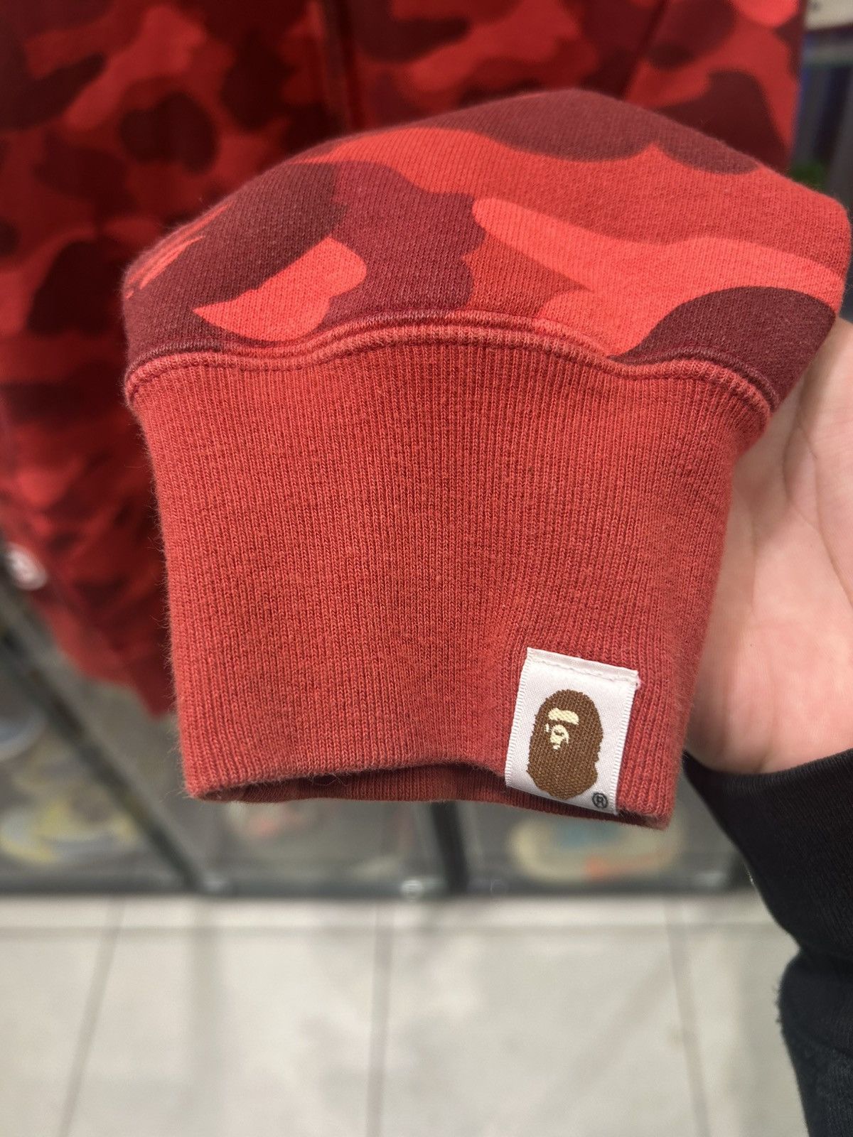 Bape Bape Red camo Shark hoodie Size US L / EU 52-54 / 3 - 5 Thumbnail
