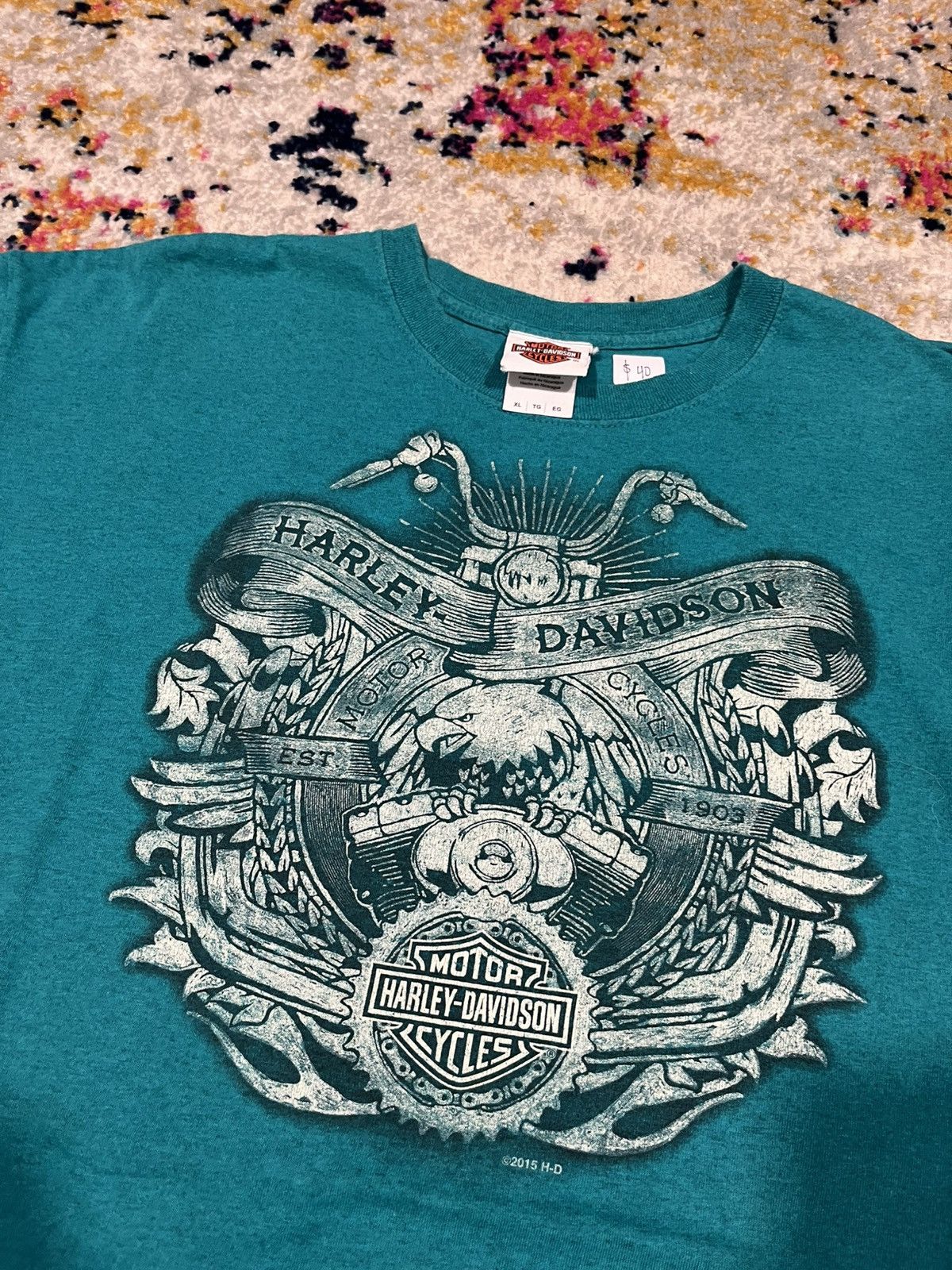 Harley Davidson Vintage Harley Davidson Shirt XL Size US XL / EU 56 / 4 - 4 Thumbnail