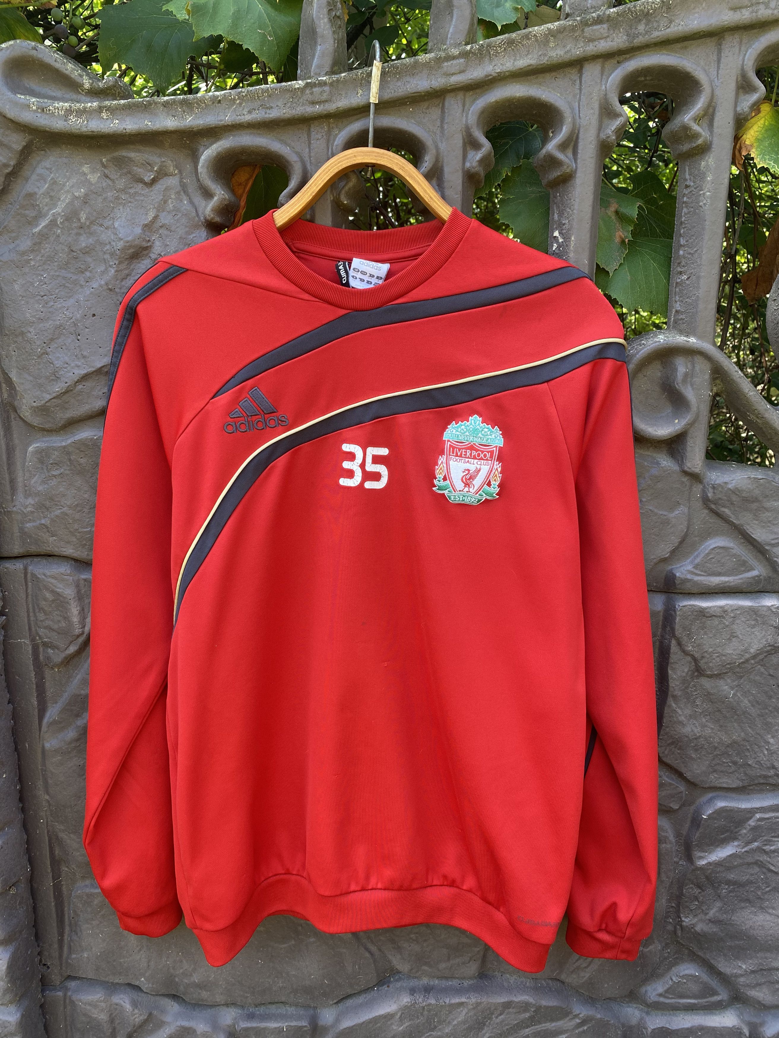 Vintage Adidas Liverpool 2009/2010 Jumper Sweatshirt