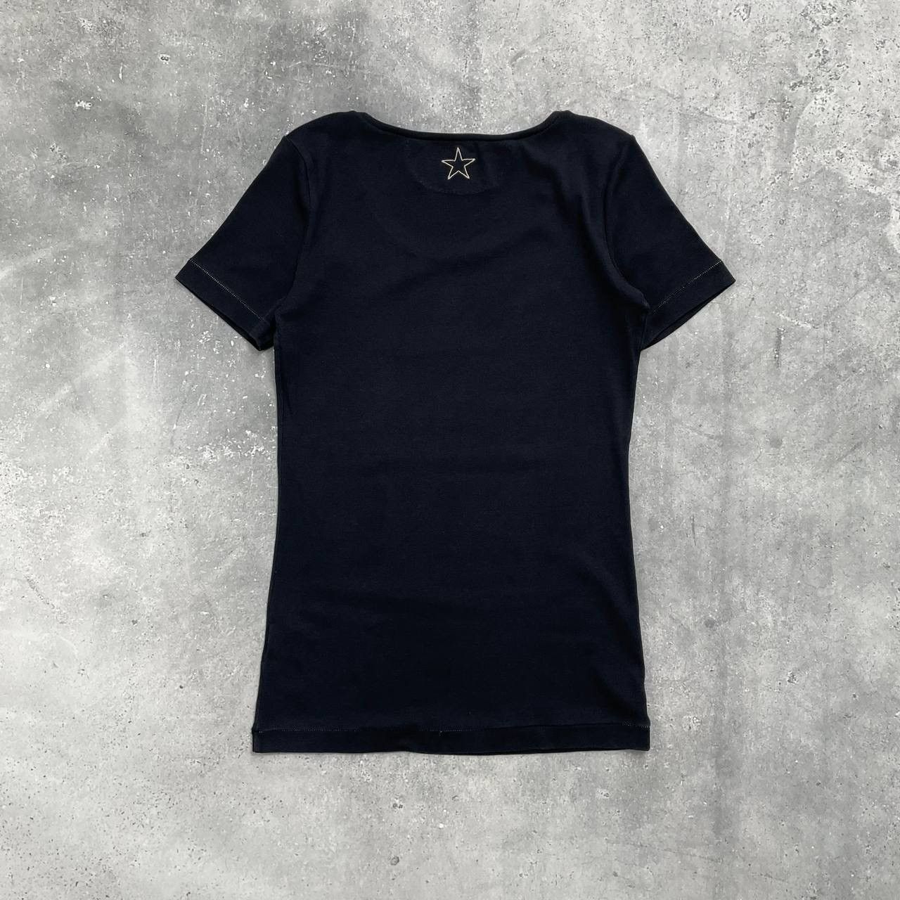 Other Lorena Antoniazzi Scoop Neck T Shirt Women’s Black Size 44 Size M / US 6-8 / IT 42-44 - 2 Thumbnail