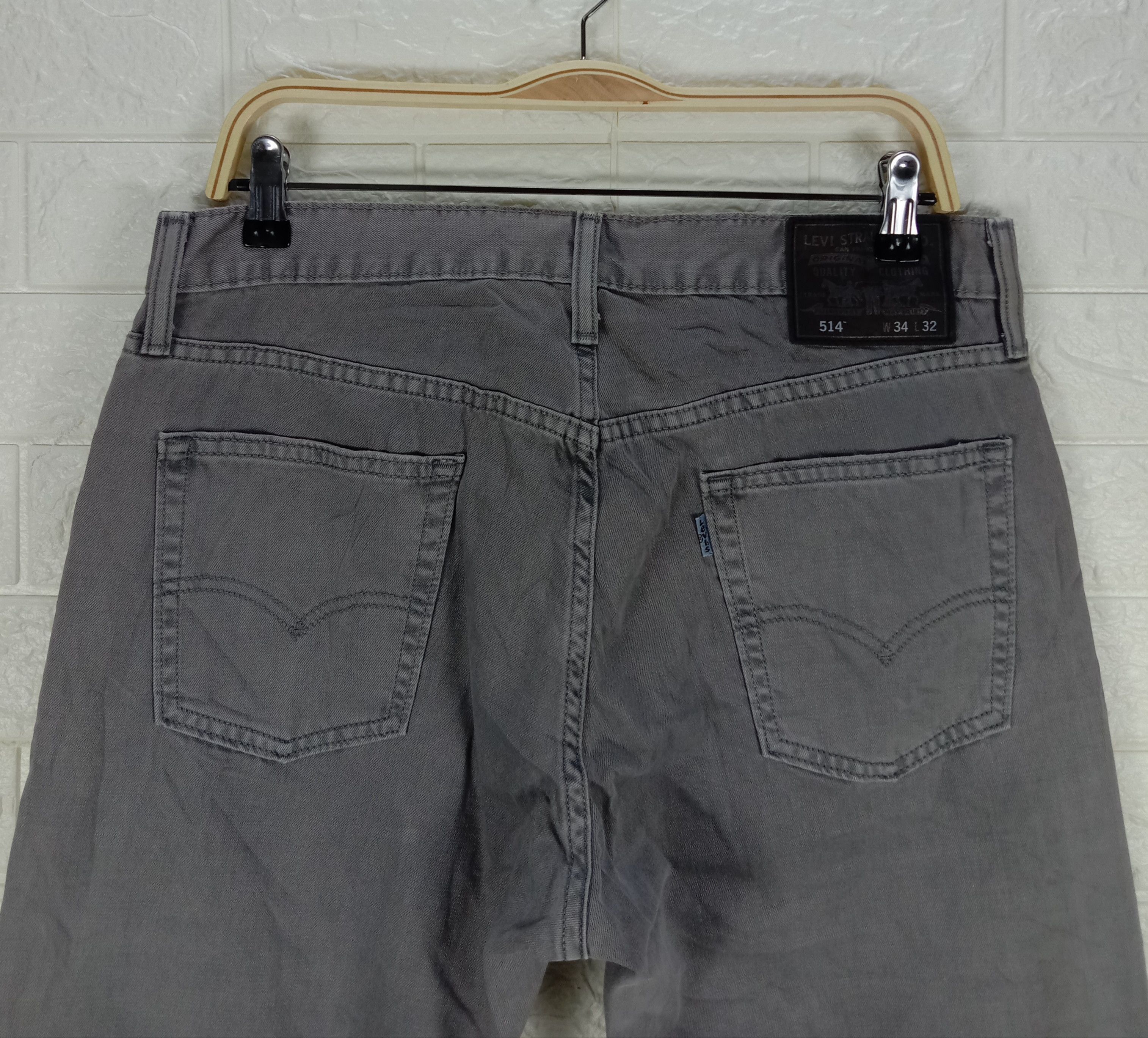 Levi's Vintage Levi's 514 Jeans Straight Fit Denim Size US 34 / EU 50 - 6 Thumbnail