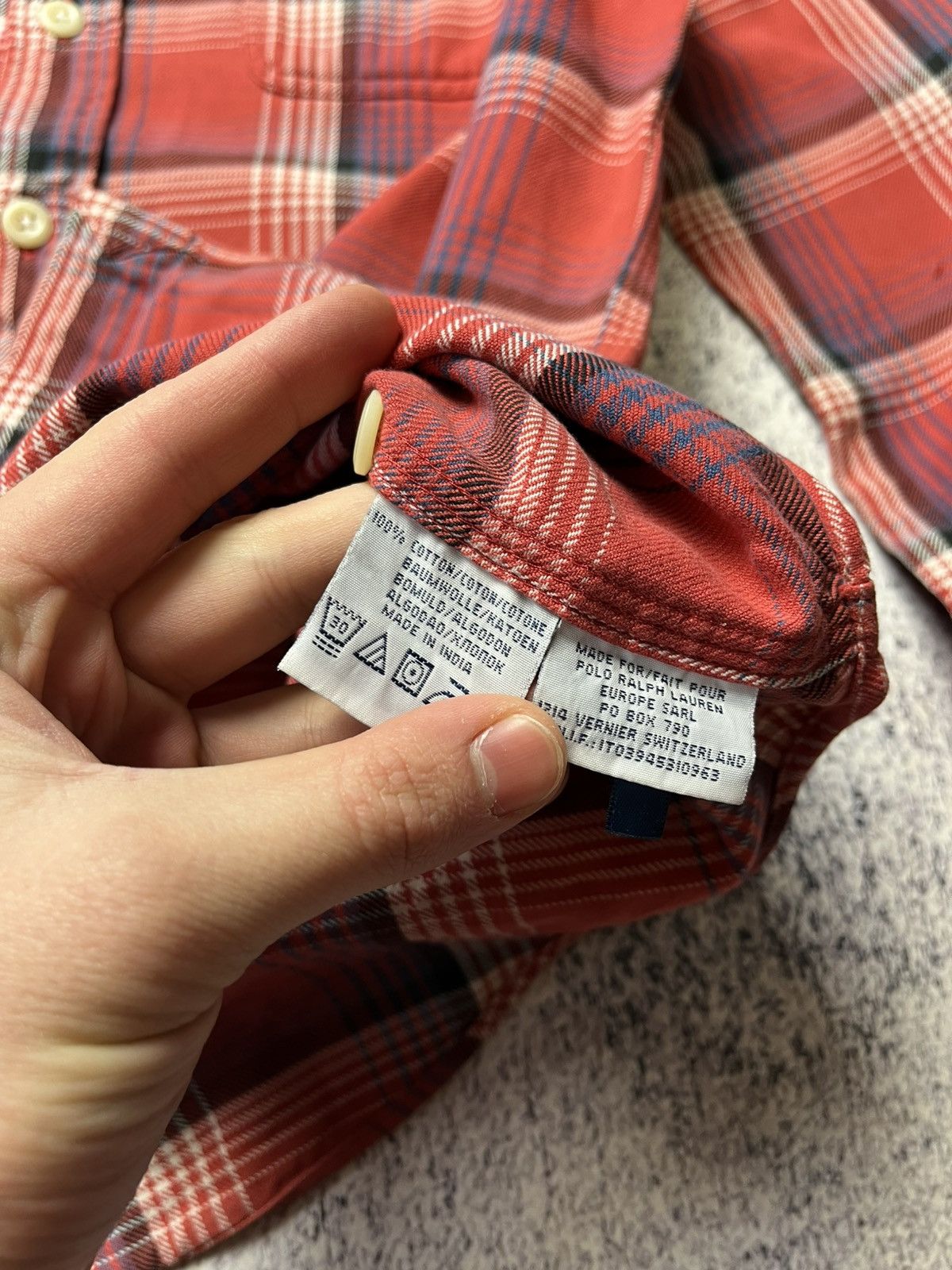 Flannel Men’s Vintage Polo Ralph Lauren Shirt luxury Y2K Size US S / EU 44-46 / 1 - 14 Thumbnail