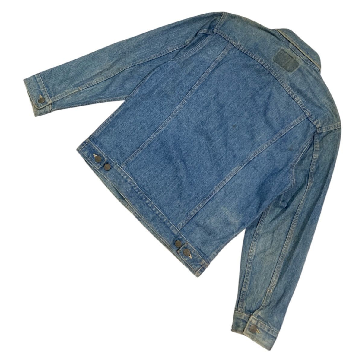 Big John Vintage Big John Sun Faded Trucker Denim Jacket Size US S / EU 44-46 / 1 - 7 Thumbnail