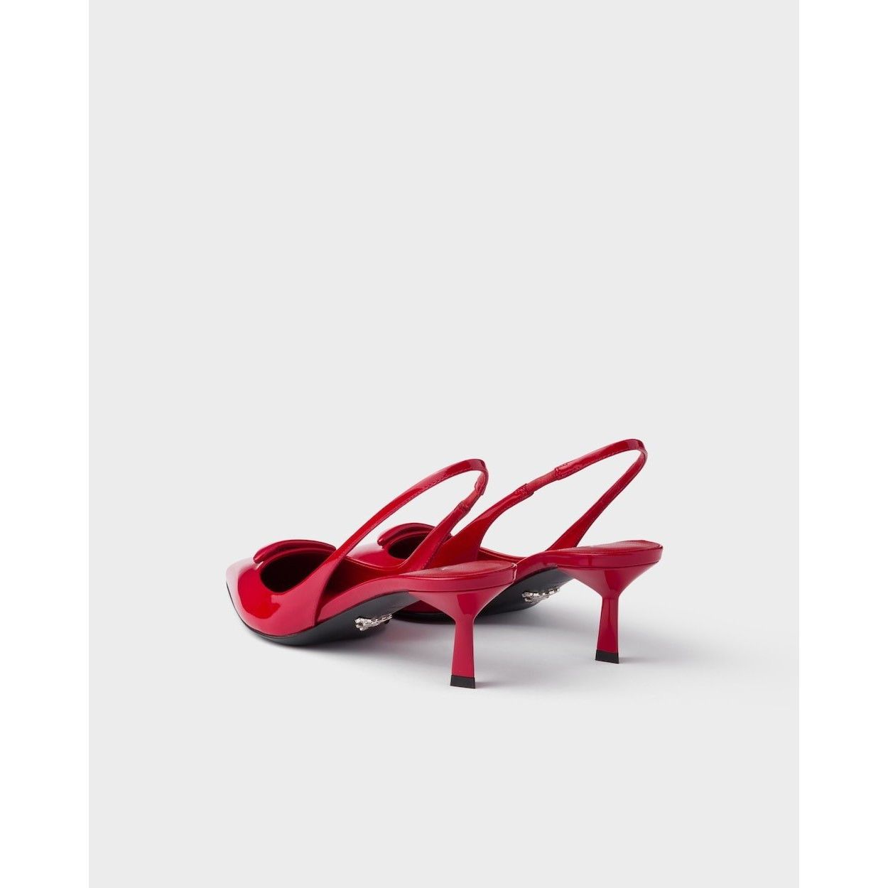 Prada PRADA $1220 Red Patent Leather Slingback Pumps New & Authent Size US 8 / IT 38 - 5 Thumbnail
