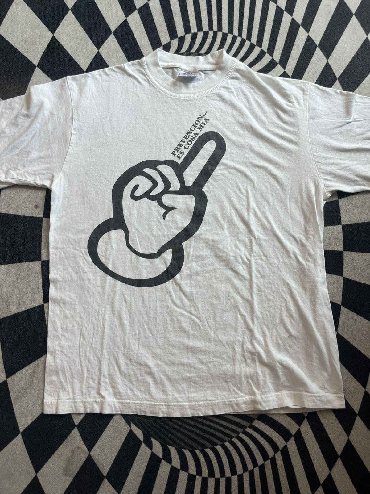 Vintage Vintage MICHELIN PREVENCION ES COSA MIA promo 90’s Tshirt Size US XL / EU 56 / 4 - 3 Thumbnail