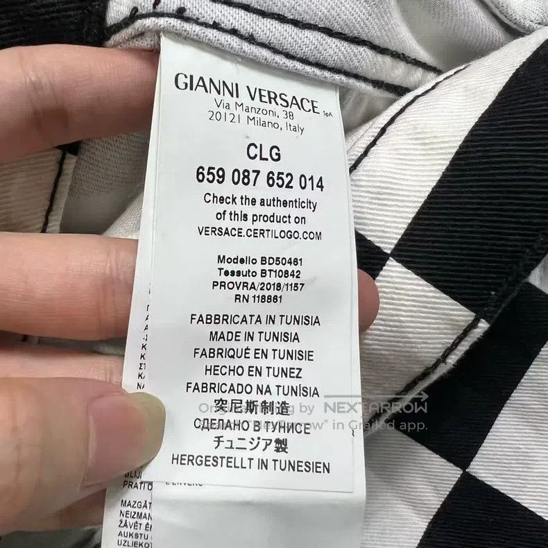 Versace Versace Plaid denim top Size US XXS / EU 40 - 4 Thumbnail