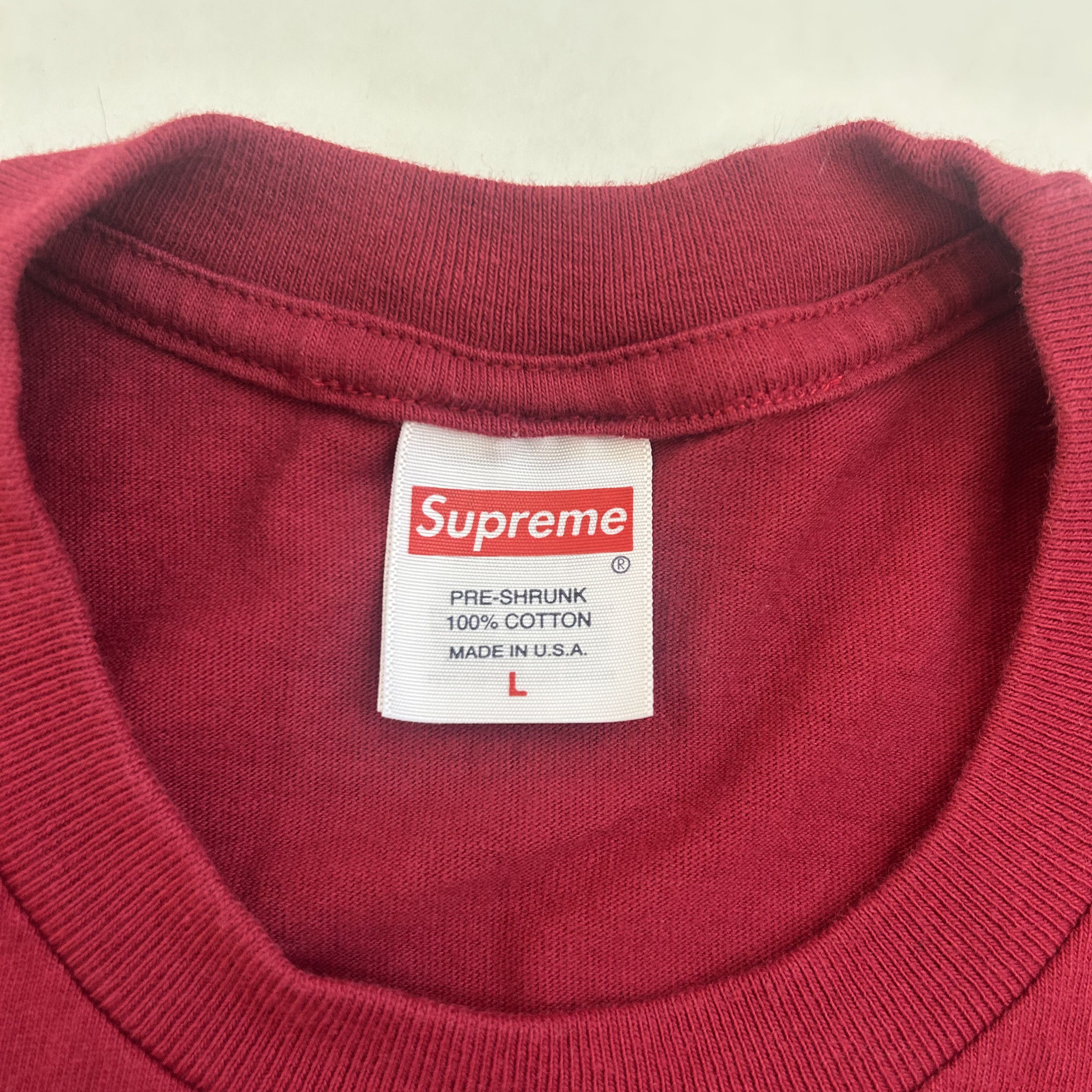 Supreme Supreme Rowlf Tee L Cardinal Size US L / EU 52-54 / 3 - 4 Thumbnail