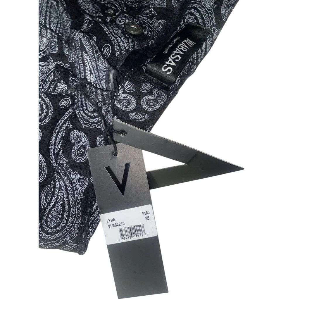 Valabasas Valabasas Paisley Print Denim Pants 38x30 Black White Size US 38 / EU 54 - 3 Thumbnail
