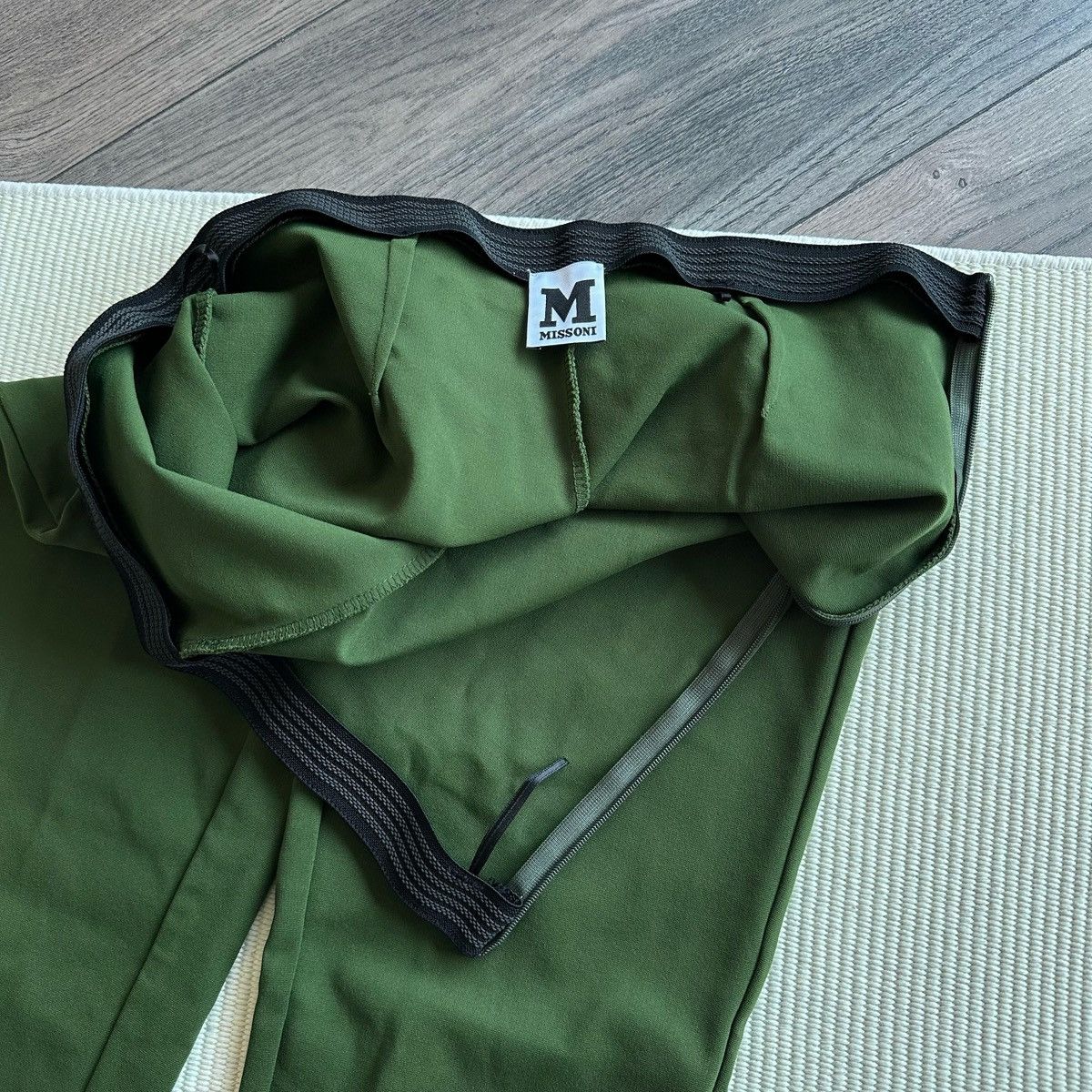 Missoni MISSONI Khaki Green Slim Leggings Size 25" / US 0 / IT 36 - 4 Thumbnail