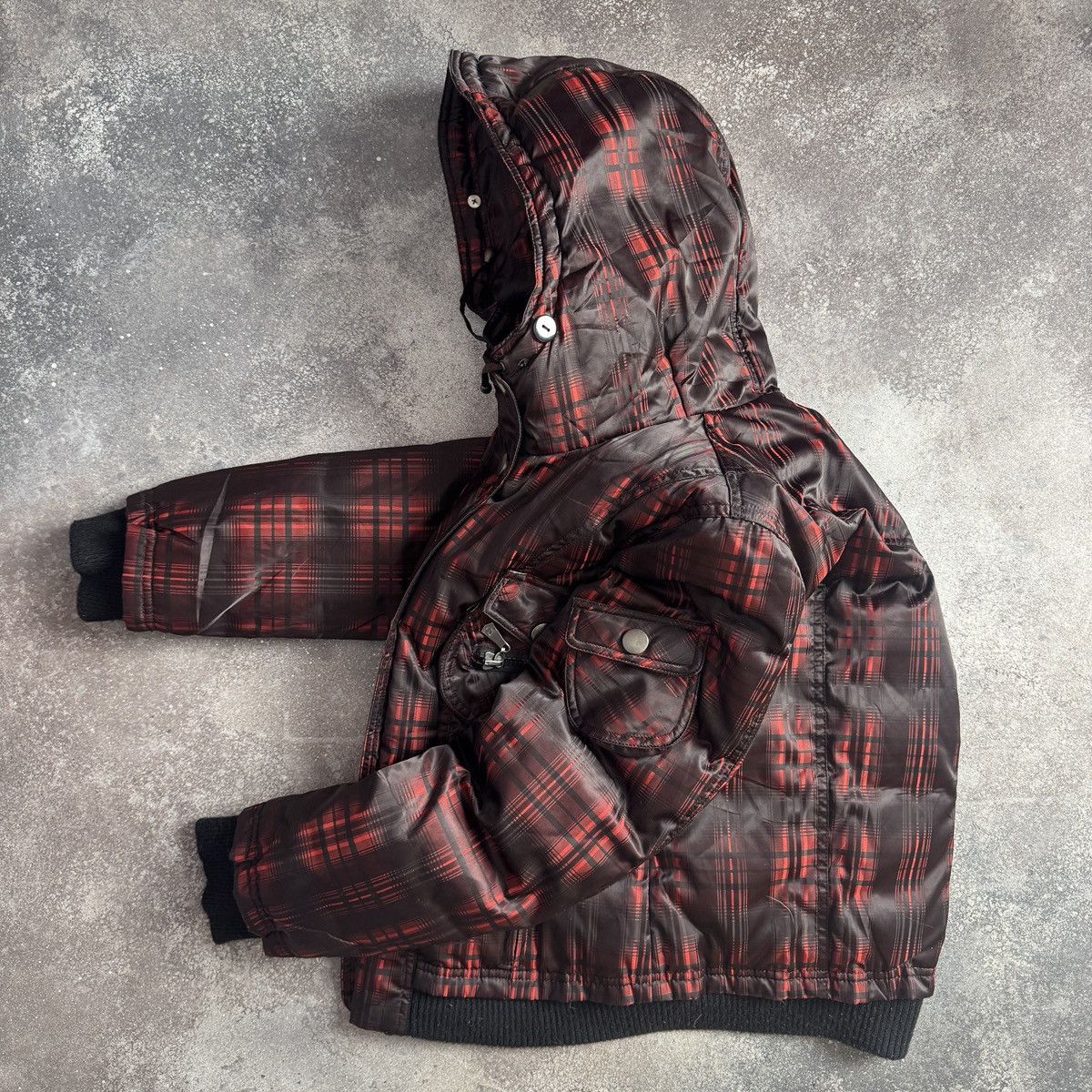 If Six Was Nine Avant Garde Vintage Y2K Faux Fur Puffer Down Bomber Jacket Size US M / EU 48-50 / 2 - 10 Thumbnail