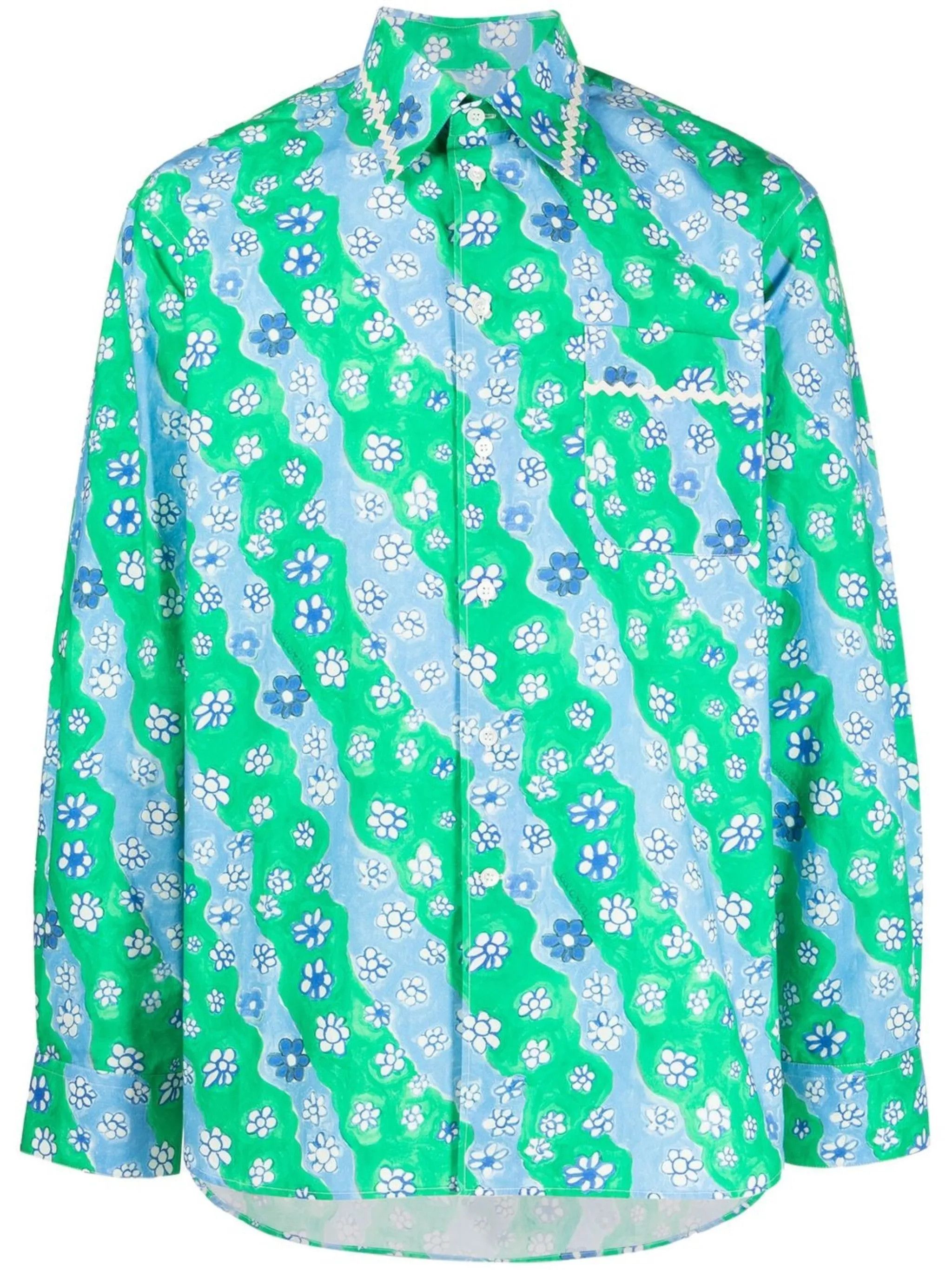 Marni o1y0225 Patterned Shirt in Multicolor Size US L / EU 52-54 / 3 - 1 Thumbnail