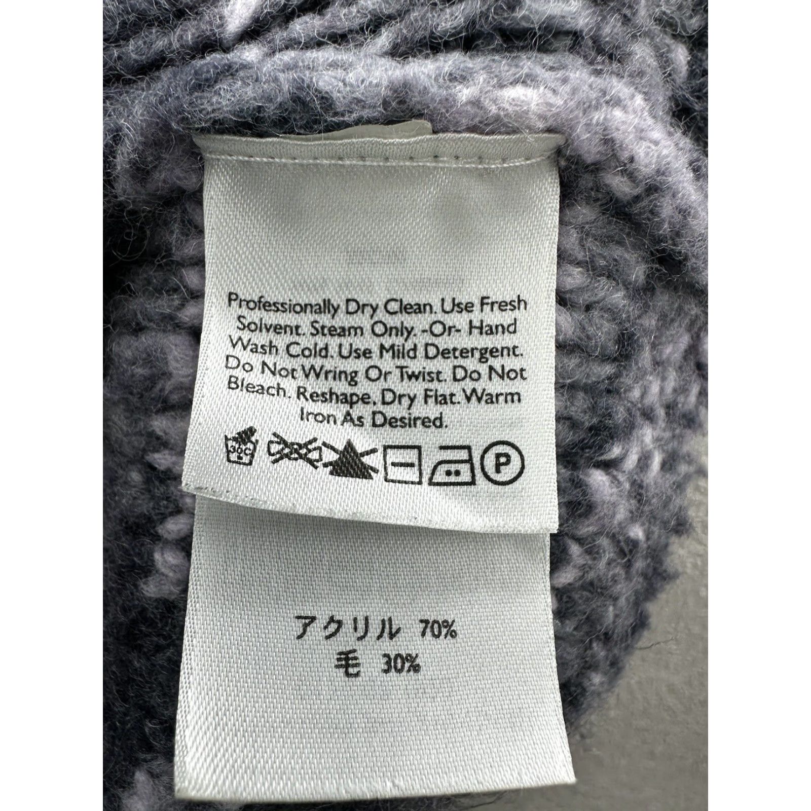 Eddie Bauer Eddie Bauer Womens Sweater Purple Wool Blend Long Sleeve Zip Up Mock Neck Cardigan Small Knit Style: Regular Size S / US 4 / IT 40 - 7 Thumbnail