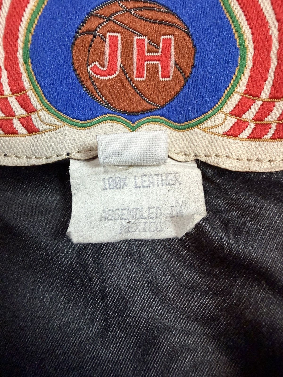 Jeff Hamilton Vintage Jeff Hamilton x NBA conference leather jacket Size US XXL / EU 58 / 5 - 11 Thumbnail