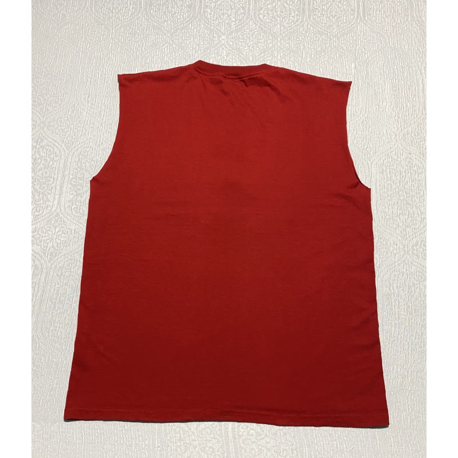 Vintage VINTAGE Jumo Eagle Shirt Mens Medium Red Sleeveless Mex Embroidered Graphic 90s Size US M / EU 48-50 / 2 - 2 Thumbnail