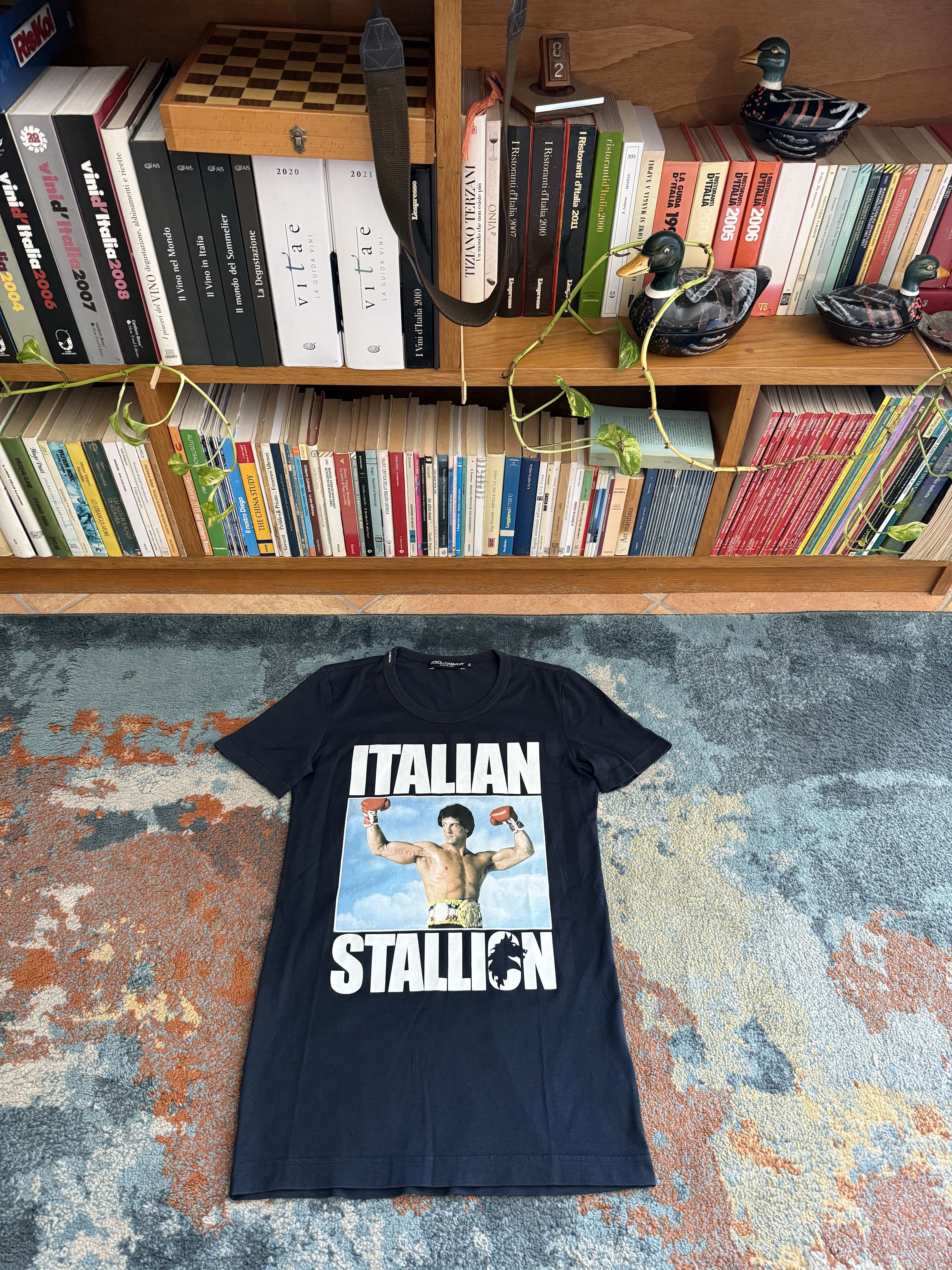 Dolce & Gabbana Dolce Gabbana Y2K Rocky Balboa T Shirt Size S / US 4 / IT 40 - 1 Thumbnail
