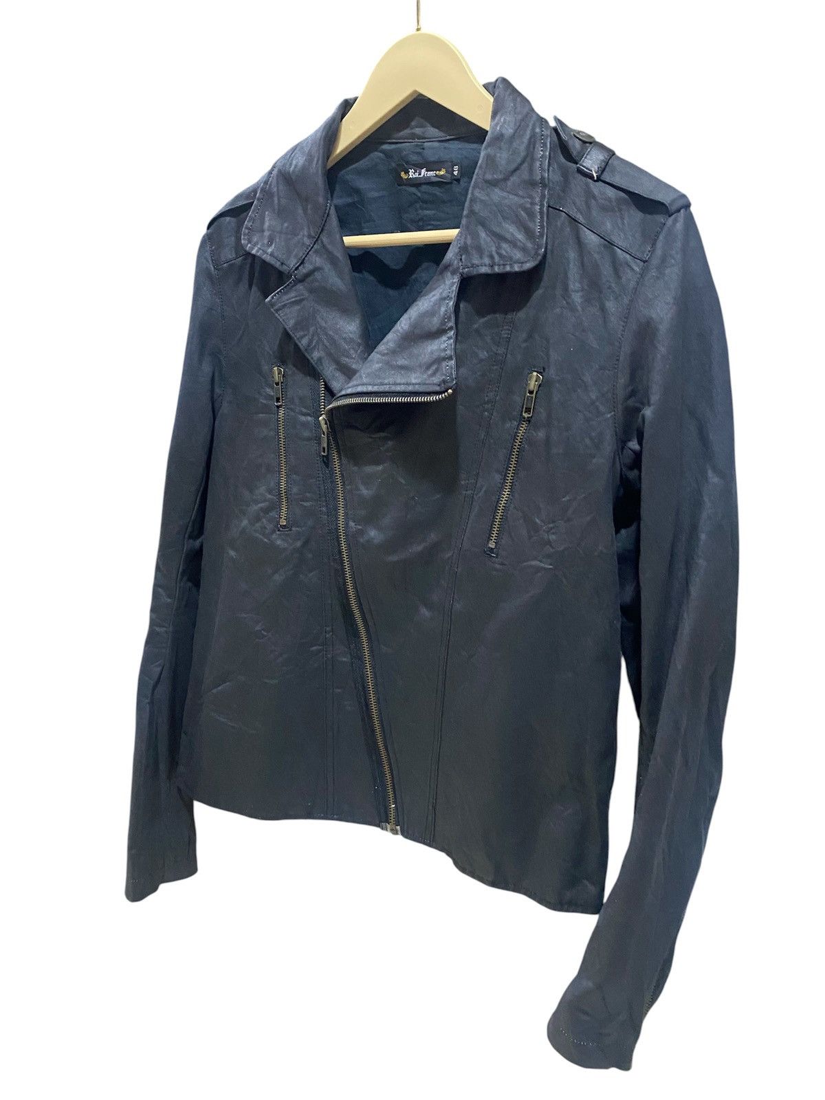 If Six Was Nine Roi Franc Double Collar Leather Jacket Size US S / EU 44-46 / 1 - 4 Thumbnail
