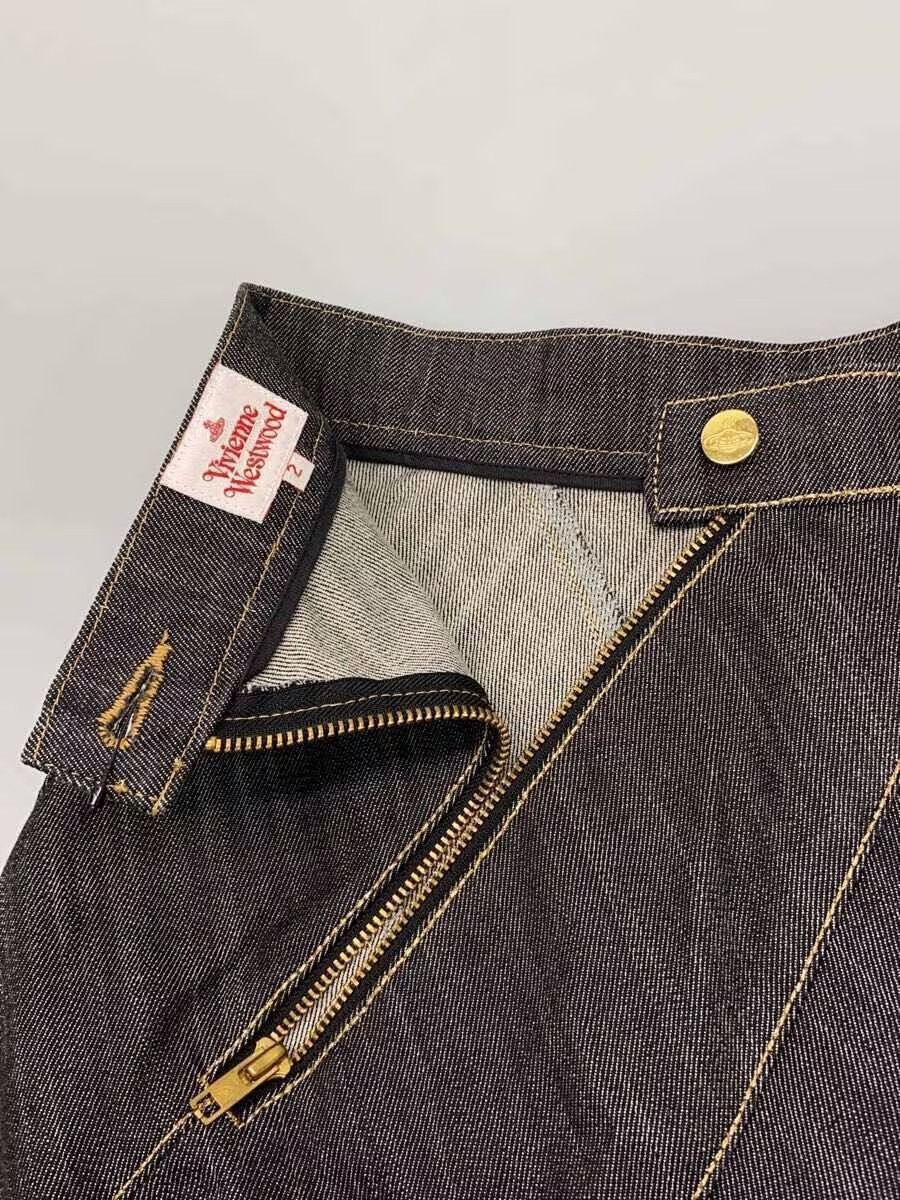 Vivienne Westwood Contrast Stitch Denim Skirt Size 25" / US 0 / IT 36 - 3 Thumbnail