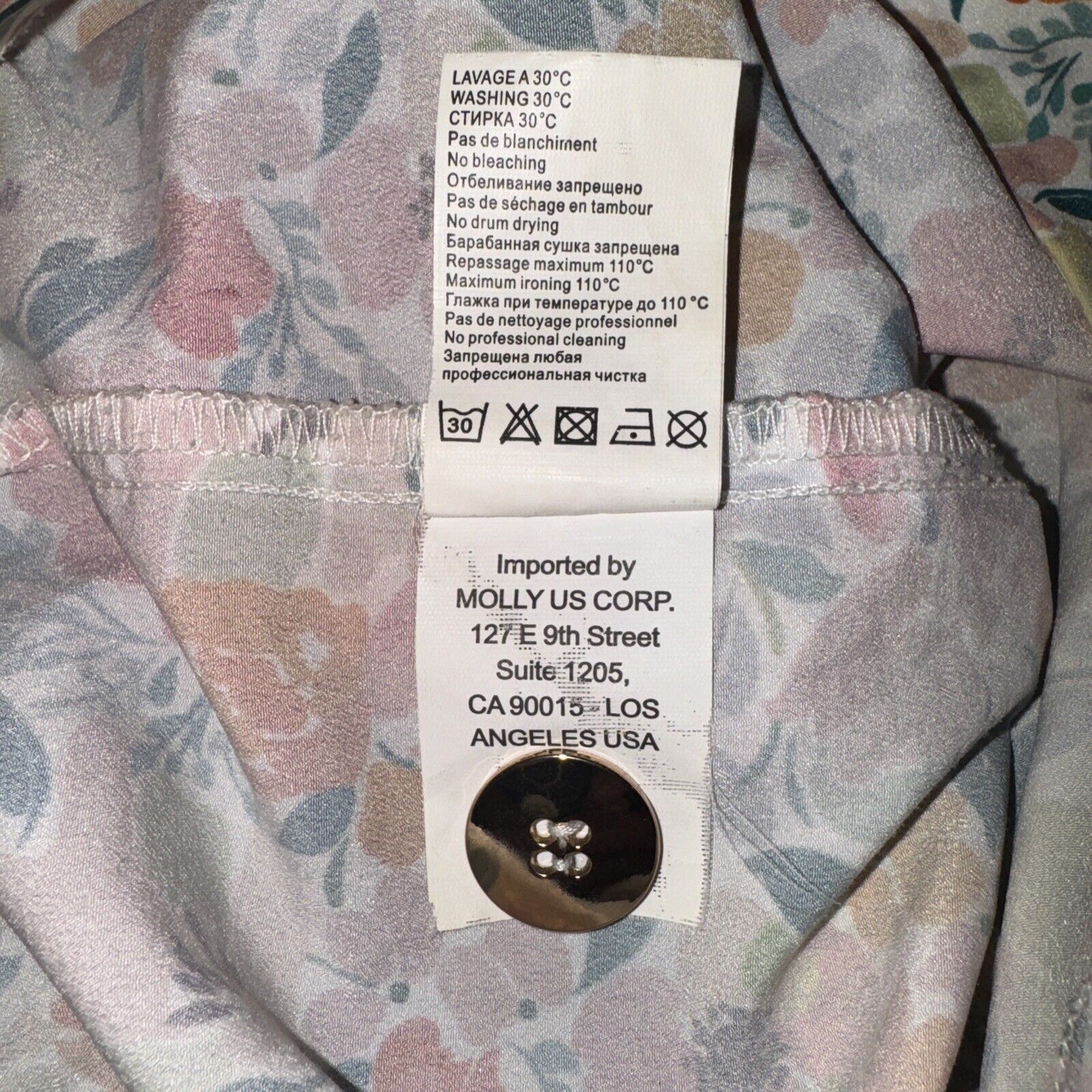 Other Molly Bracken Floral Shorts Lightweight Wrinkle Free Coastal Size 25" / US 0 / IT 36 - 9 Thumbnail