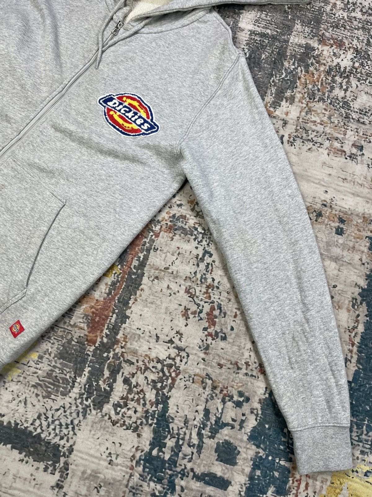 Dickies Vtg Dickies Patch Logo Zipper Hoodie Sweatshirt Size US L / EU 52-54 / 3 - 6 Thumbnail