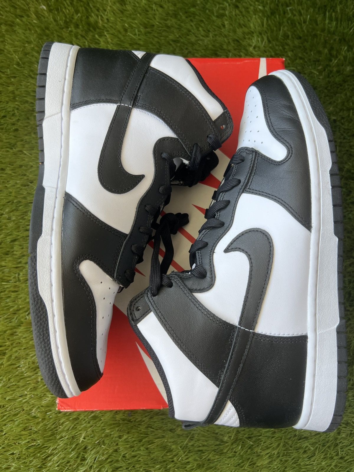 Nike Nike Dunk High Black White Panda Size US 11.5 / EU 44-45 - 3 Thumbnail